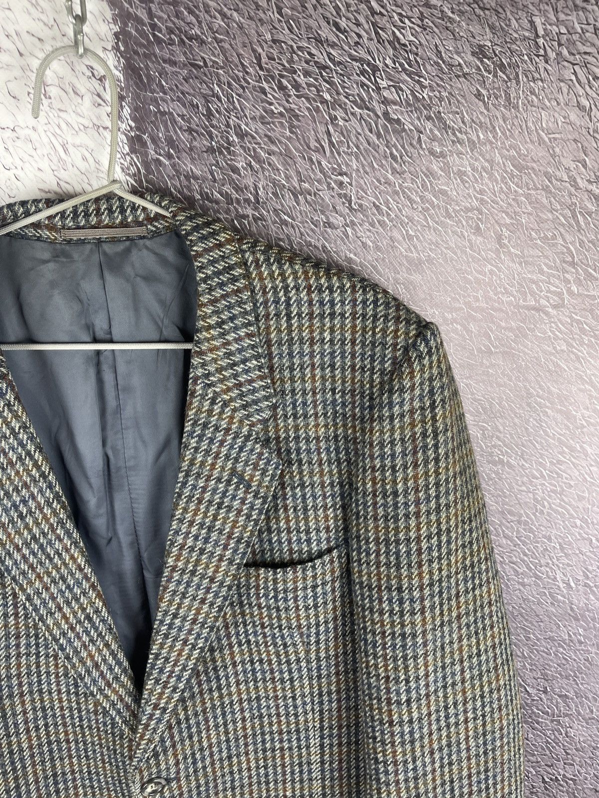 Other Marzotto Serie Oro vintage 70s 80s wool 2 button blazer Size 44R - 4 Thumbnail