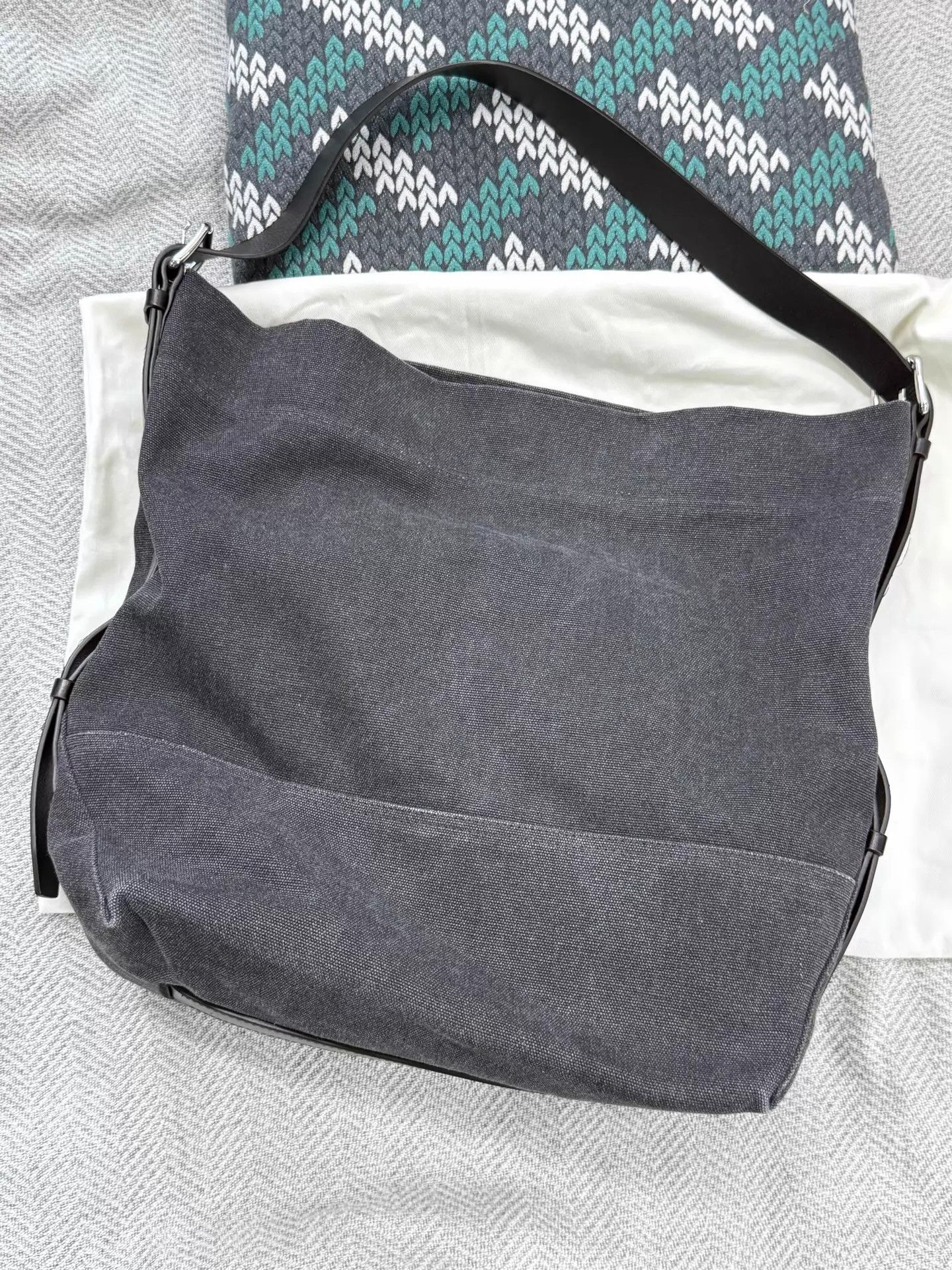 Lemaire Gray Canvas Tote - New