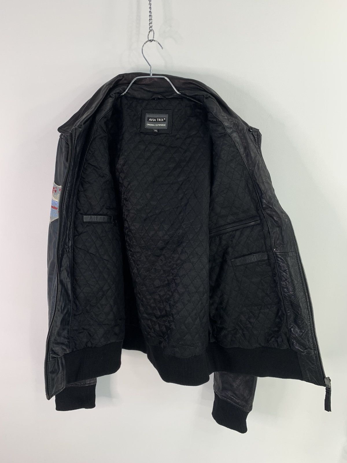Leather × Vintage Aviatrix Top Gun Navy G-1 Leather Bomber Jacket XXL Size Size US XXL / EU 58 / 5 - 12 Thumbnail