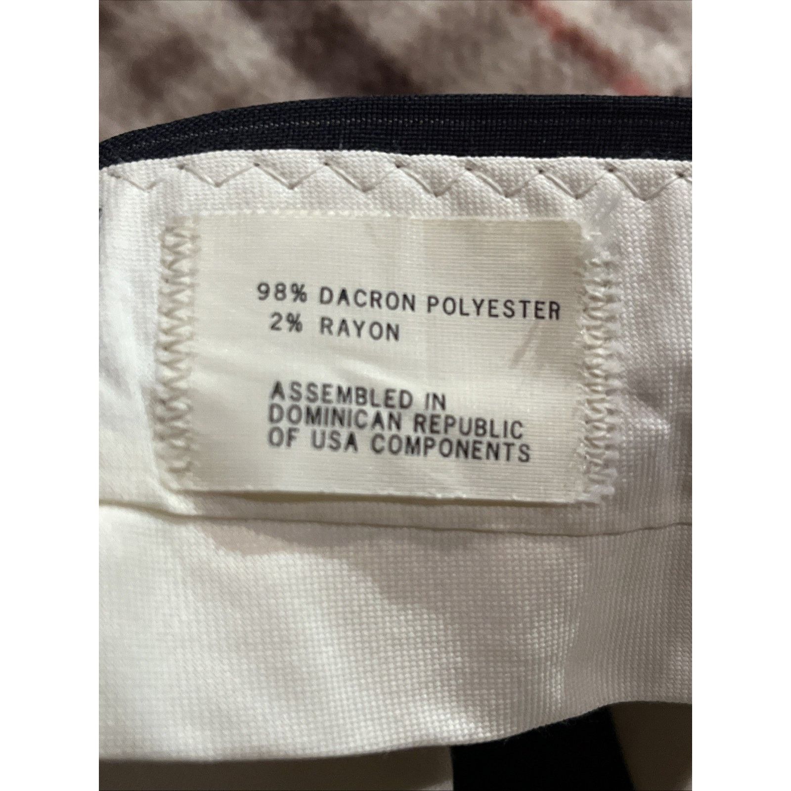 Haggar Haggar Vintage Pants Men 36x29 Navy Blue Stripe Dacron Rayon Size US 36 / EU 52 - 10 Thumbnail