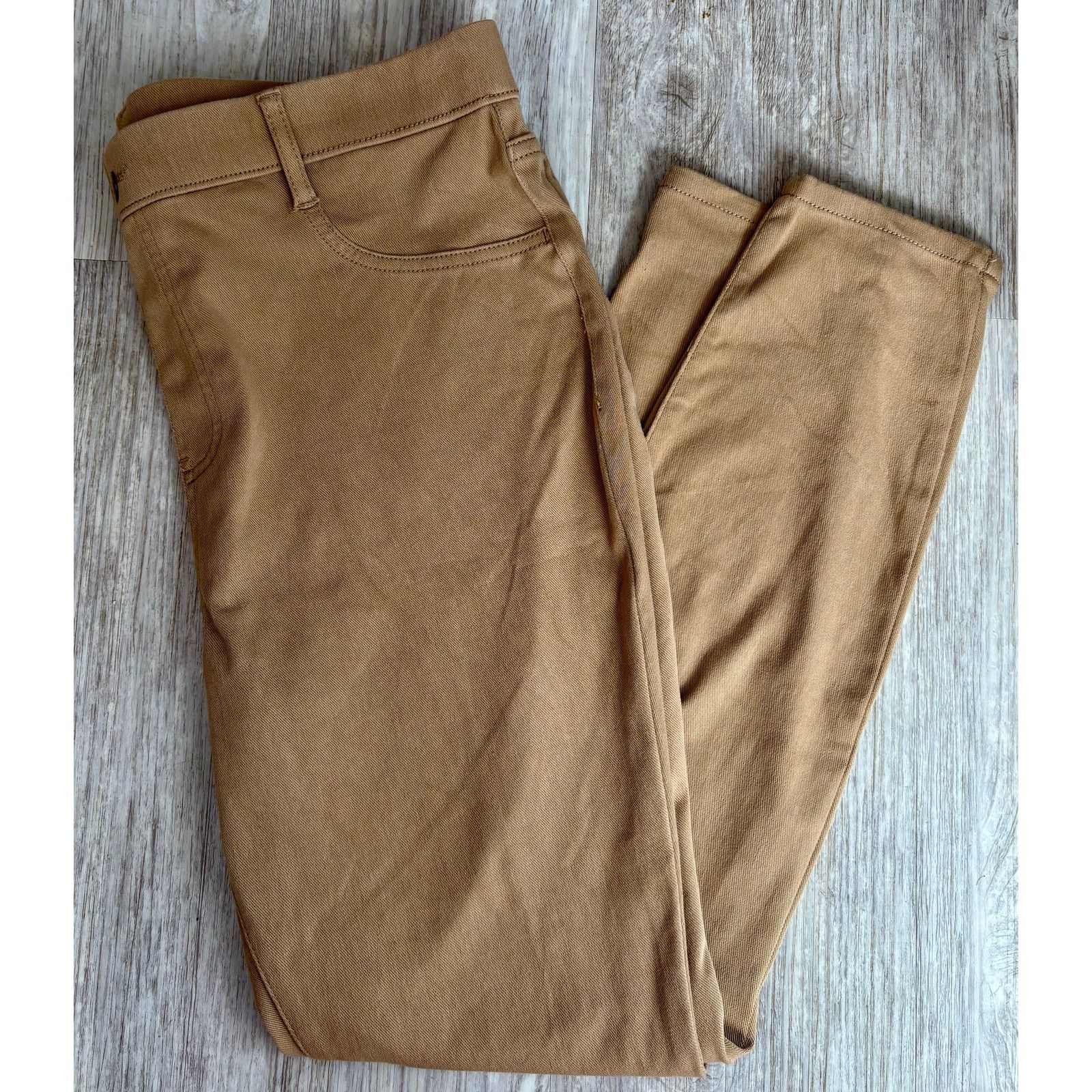 Other Time and Tru | Solid Basic Work Khaki Pull On Leggings | XL Size 22" - 1 Thumbnail
