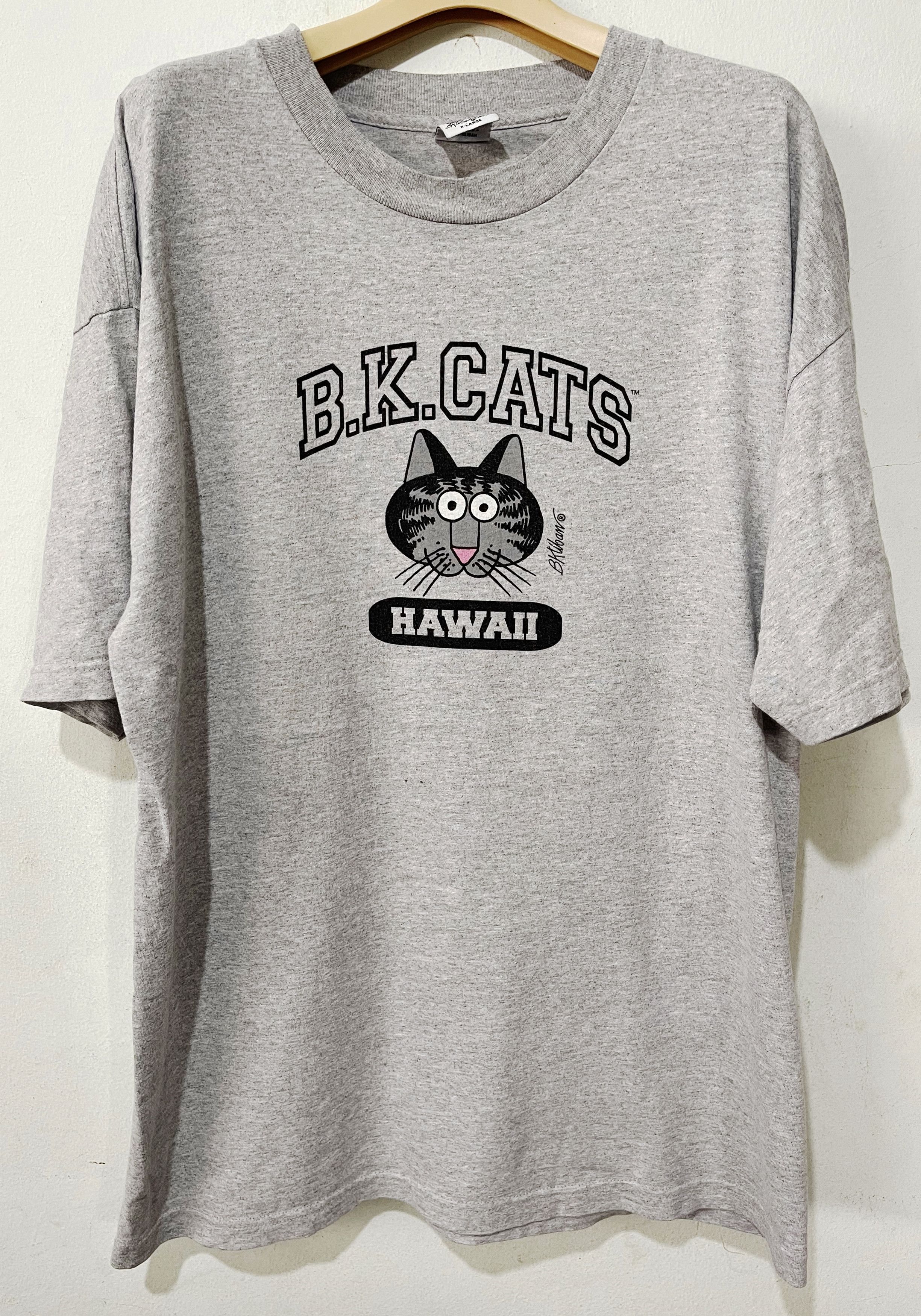 Vintage Vintage 90s BK Liban Cats Shirt Size US XL / EU 56 / 4 - 1 Thumbnail