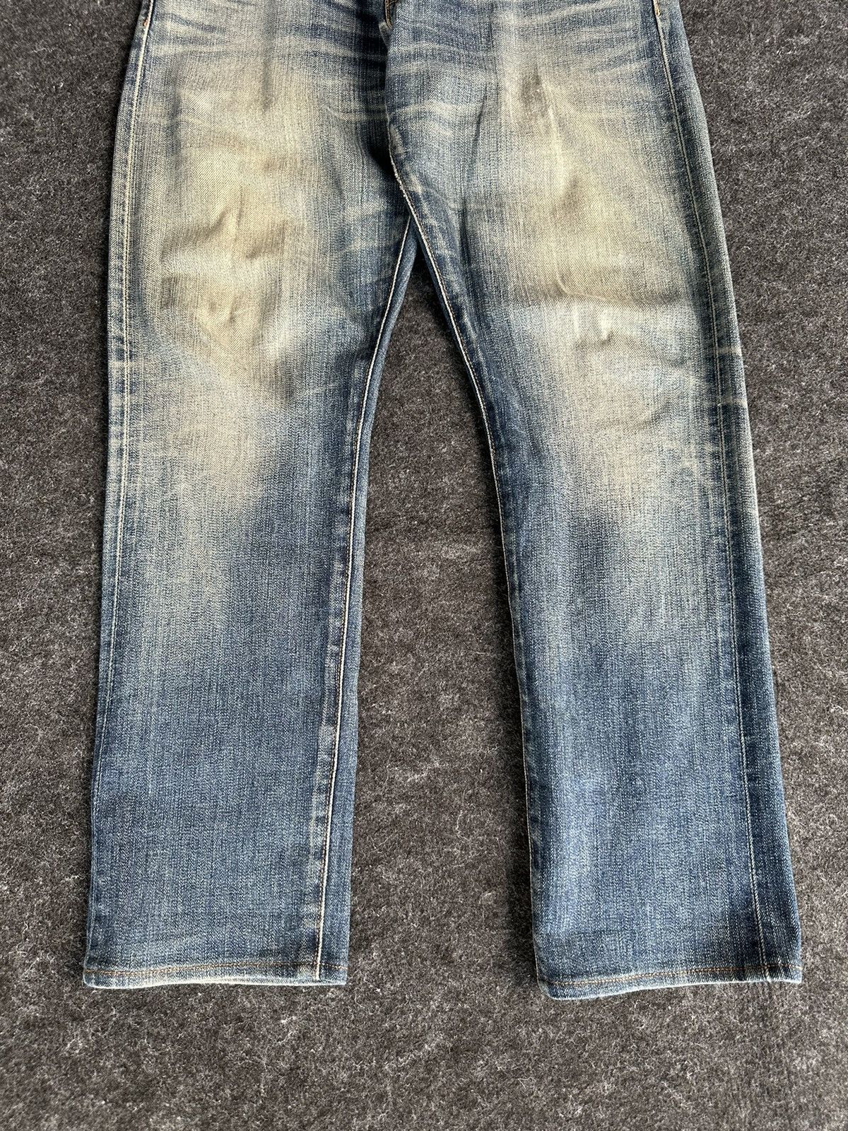 Levi's Levis 511 Selvedge Faded Washed Blue Denim 32x29 D489 Size US 32 / EU 48 - 3 Thumbnail