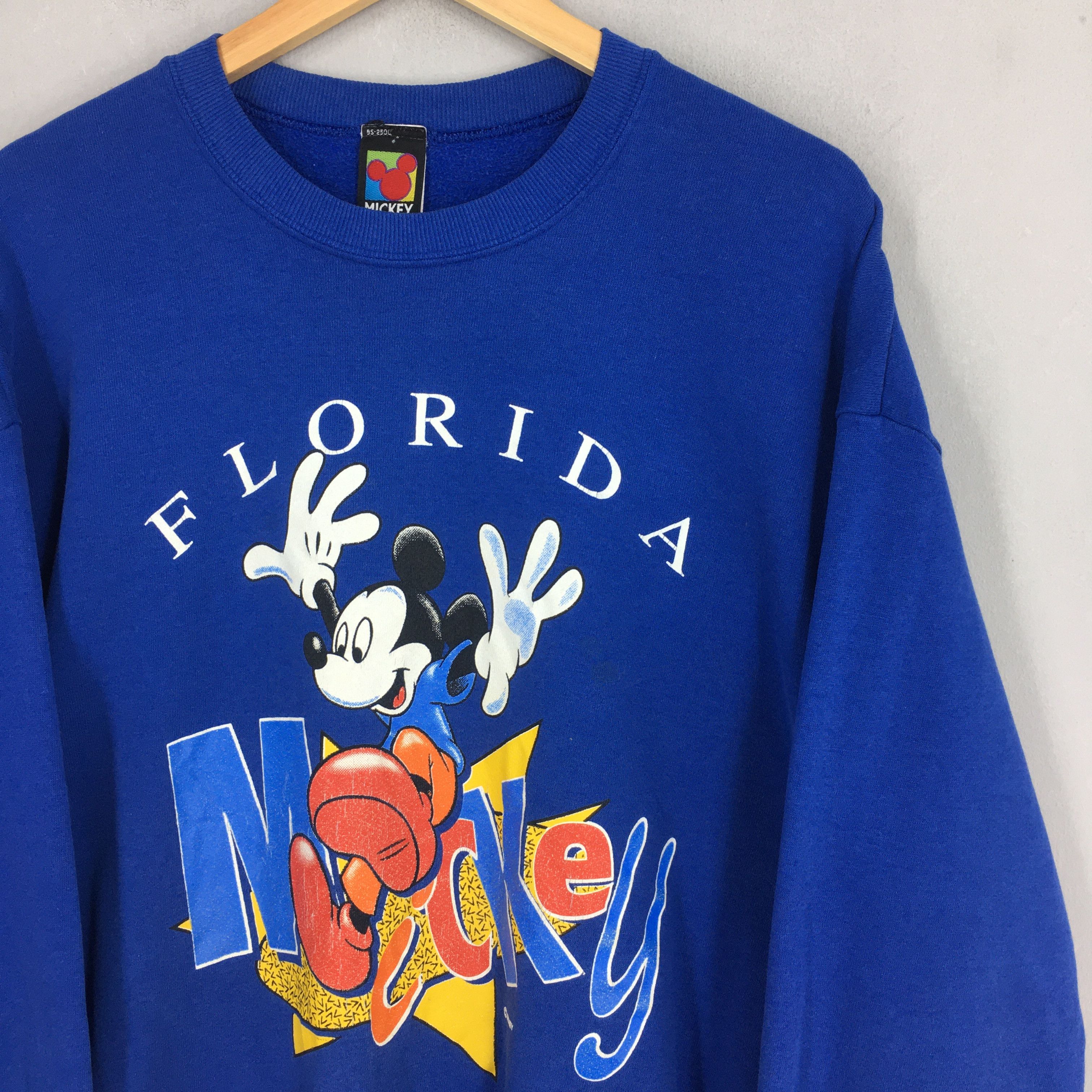 Cartoon Network Vintage Mickey Mouse Blue Sweatshirt XLarge Size US XL / EU 56 / 4 - 2 Thumbnail