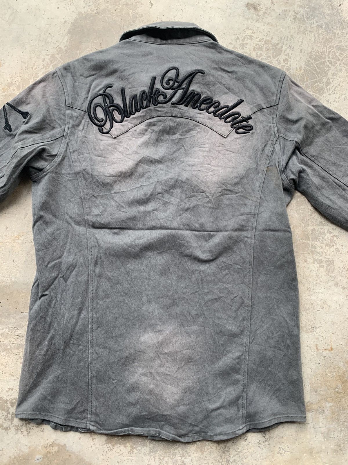 Japanese Brand Real Master Black Anecdote Flannel Style Size L / US 10 / IT 46 - 6 Thumbnail