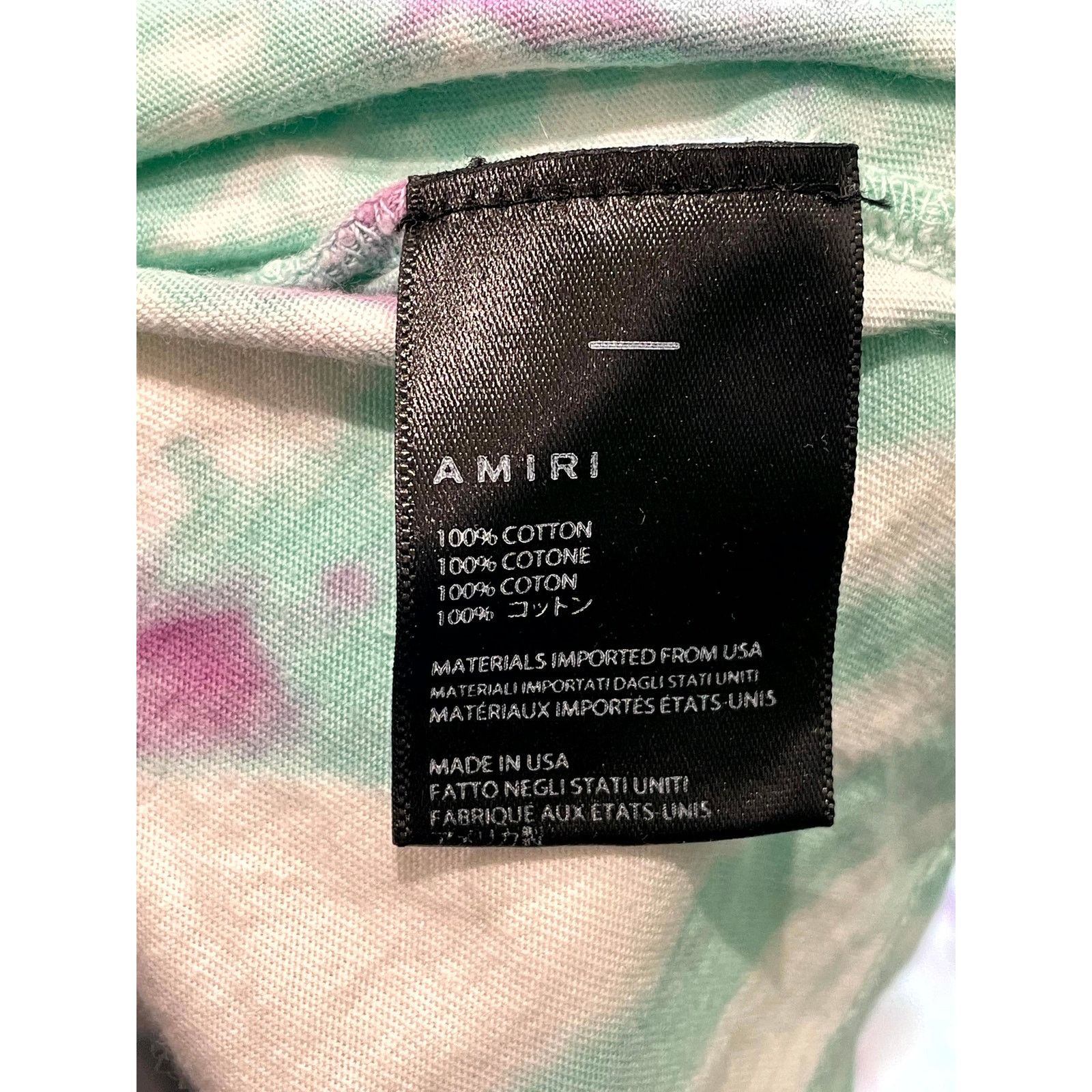 Amiri Amiri Tie Dye Tee Size US S / EU 44-46 / 1 - 4 Thumbnail