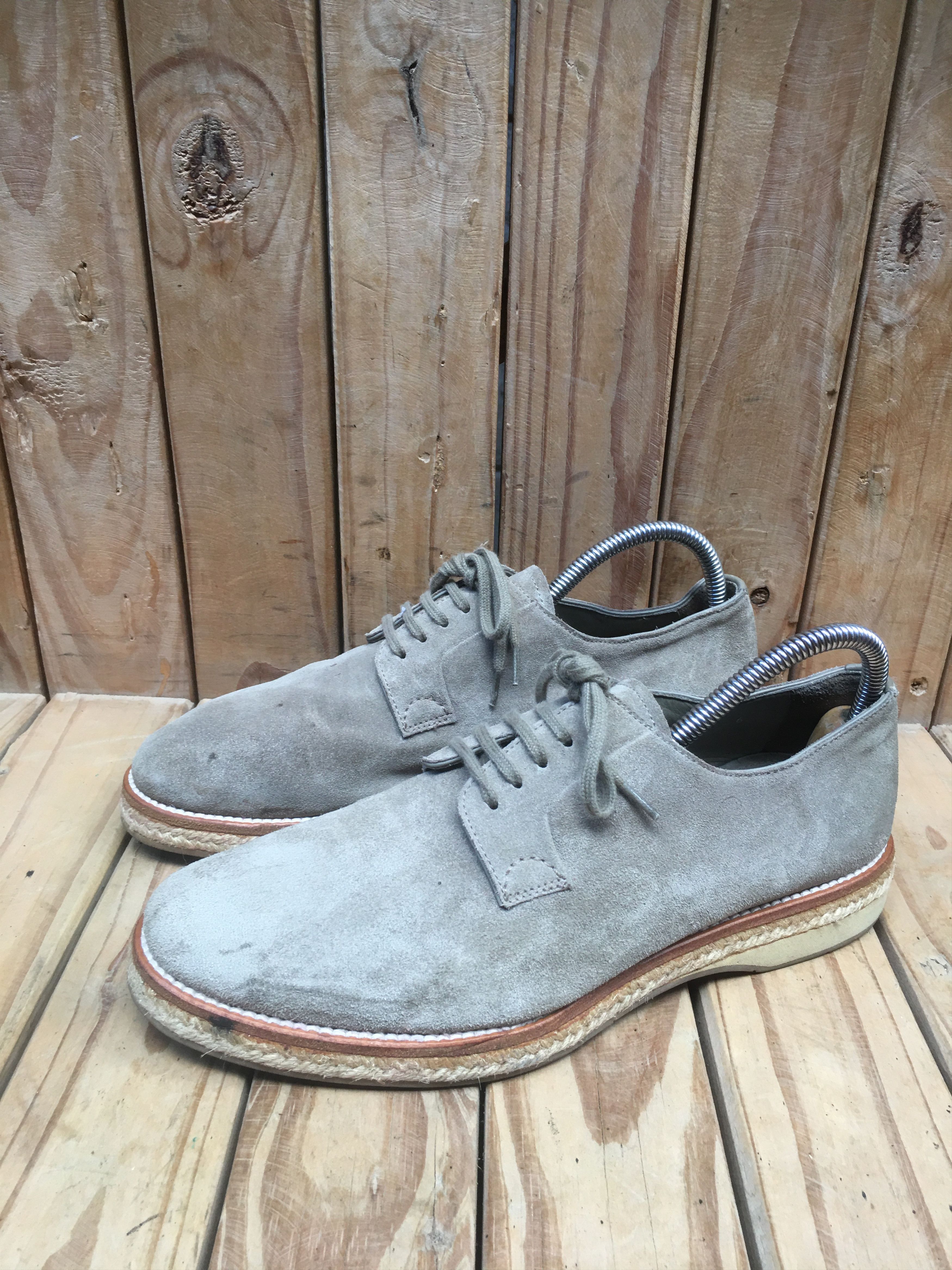 Prada Prada derby Mens Grey suede Leather Shoes Size UK 6 Size US 7 / EU 40 - 3 Thumbnail
