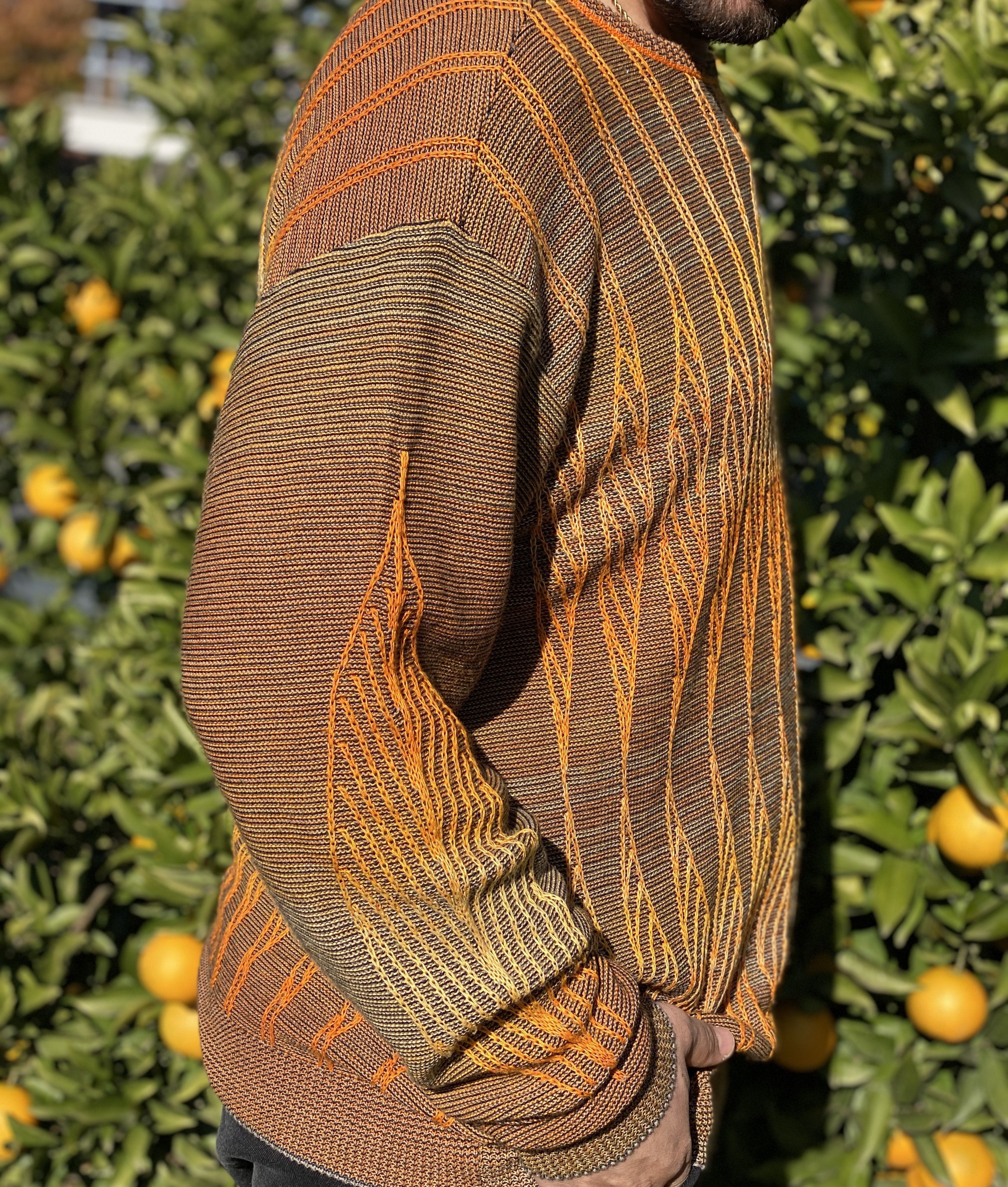 Carlo Colucci Carlo Colucci Rainbow 3D Sweater Cosby size 54 L XL Pullover Size US L / EU 52-54 / 3 - 3 Thumbnail