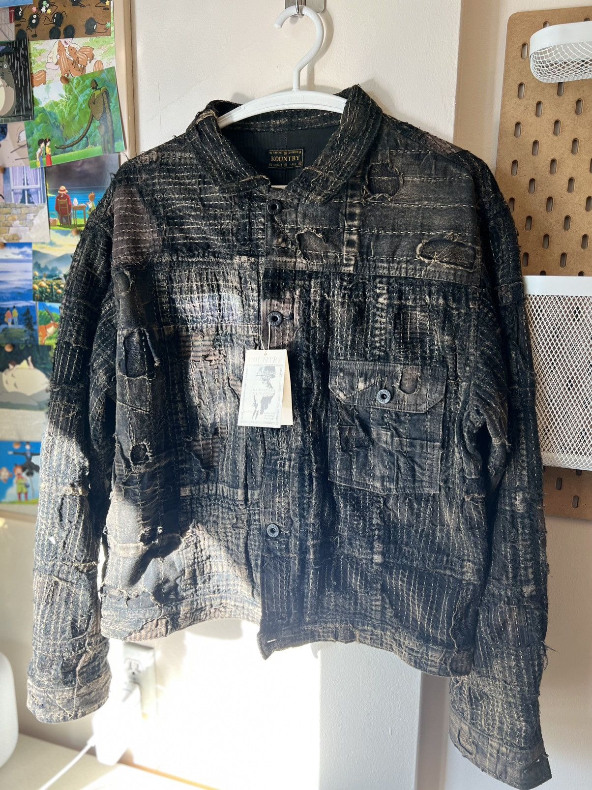 Kapital Black Tea-Core Boro Spring 1st Jacket Size US L / EU 52-54 / 3 - 2 Thumbnail