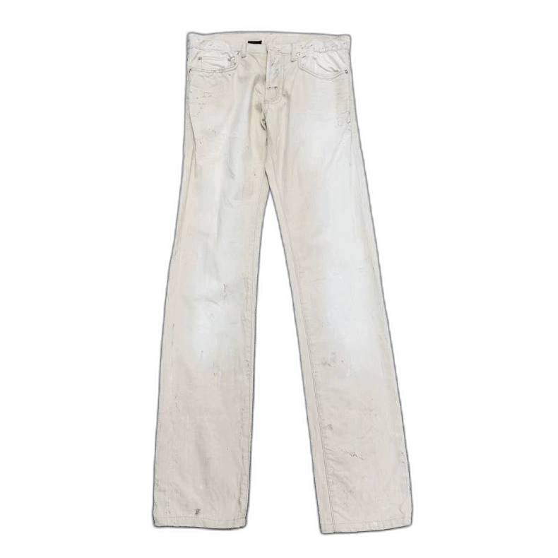 Dior Dior Splatter Denim Pants Size 30-2507 Size US 30 / EU 46 - 1 Thumbnail