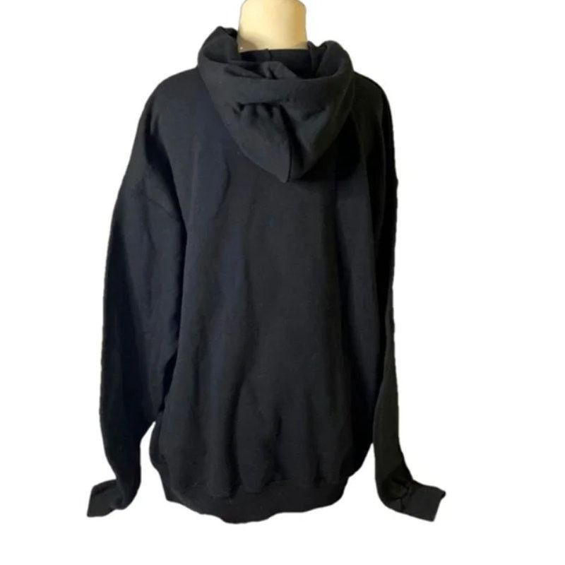 Jerzees Graphic Band Style Black Valentines Massacre Skull Hoodie XL Size US XL / EU 56 / 4 - 6 Thumbnail