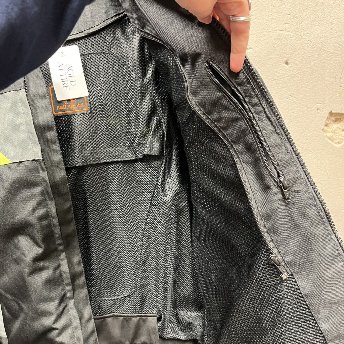 Other Black & Neon Green Colorblock Zip Riding Motorcycle Jacket Size US L / EU 52-54 / 3 - 6 Thumbnail