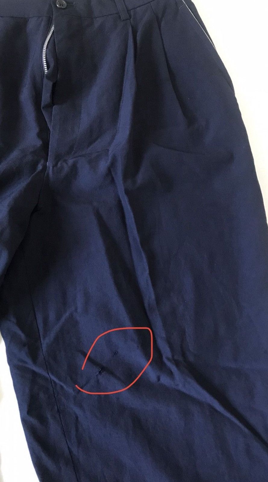 Comme des Garcons Vintage cdg homme AD91 cuffed wool trousers Size US 29 - 2 Thumbnail