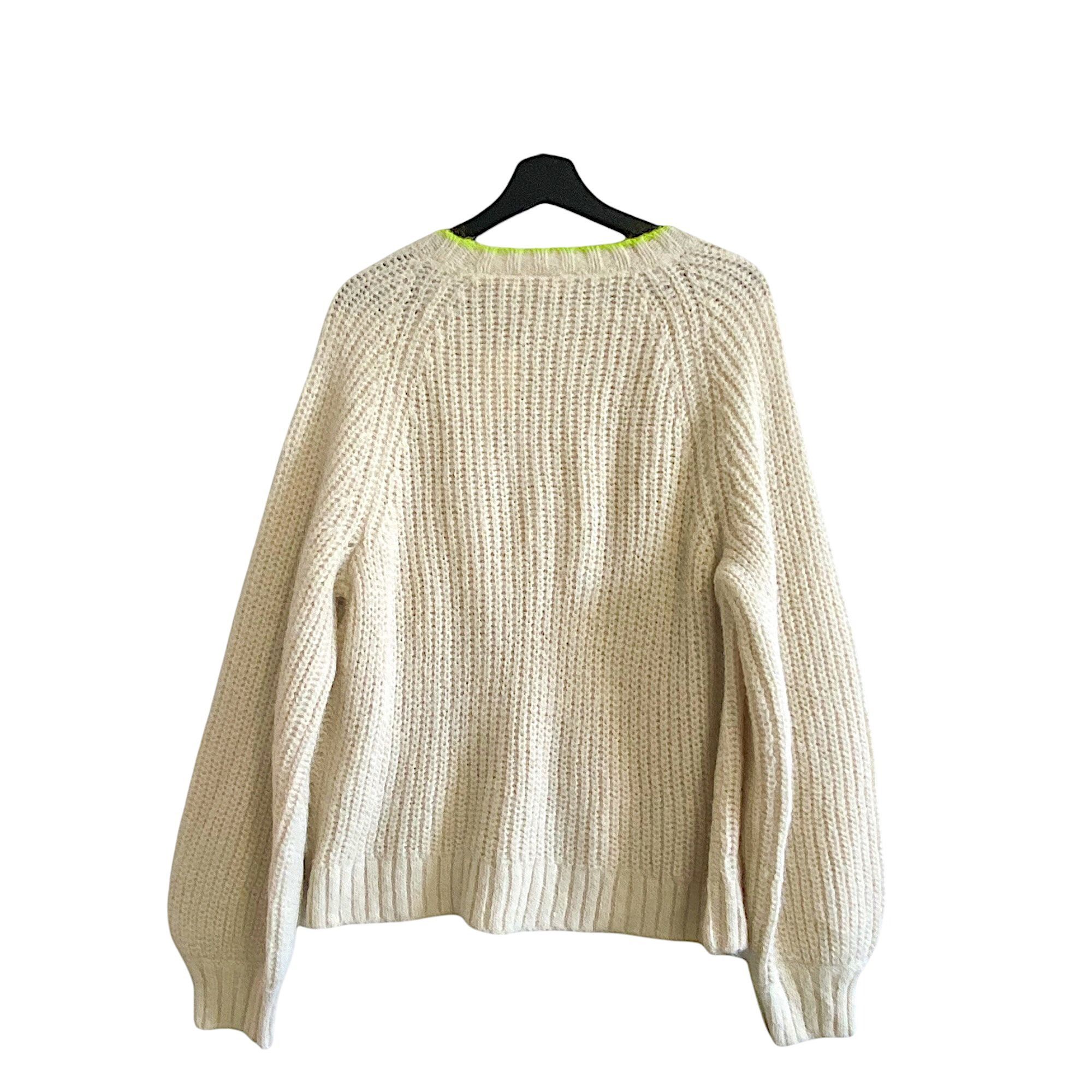 Levi's Levi's Ava Cable Knit Sweater in Almond Milk, L, NWT Size L / US 10 / IT 46 - 2 Thumbnail