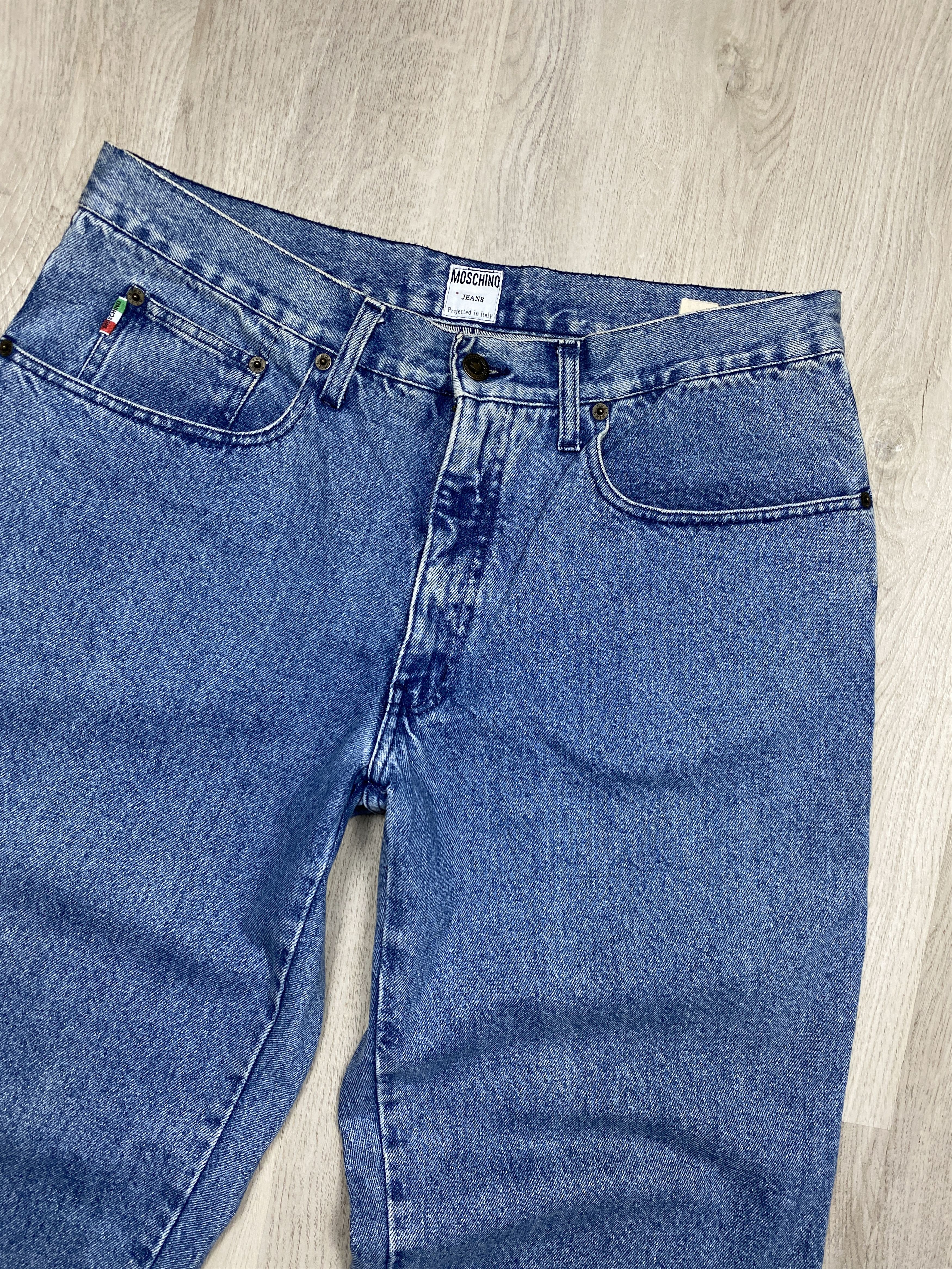 Moschino Moschino 90s Vintage Mens Baggy Denim Pants Jeans Size US 40 / EU 56 - 5 Thumbnail