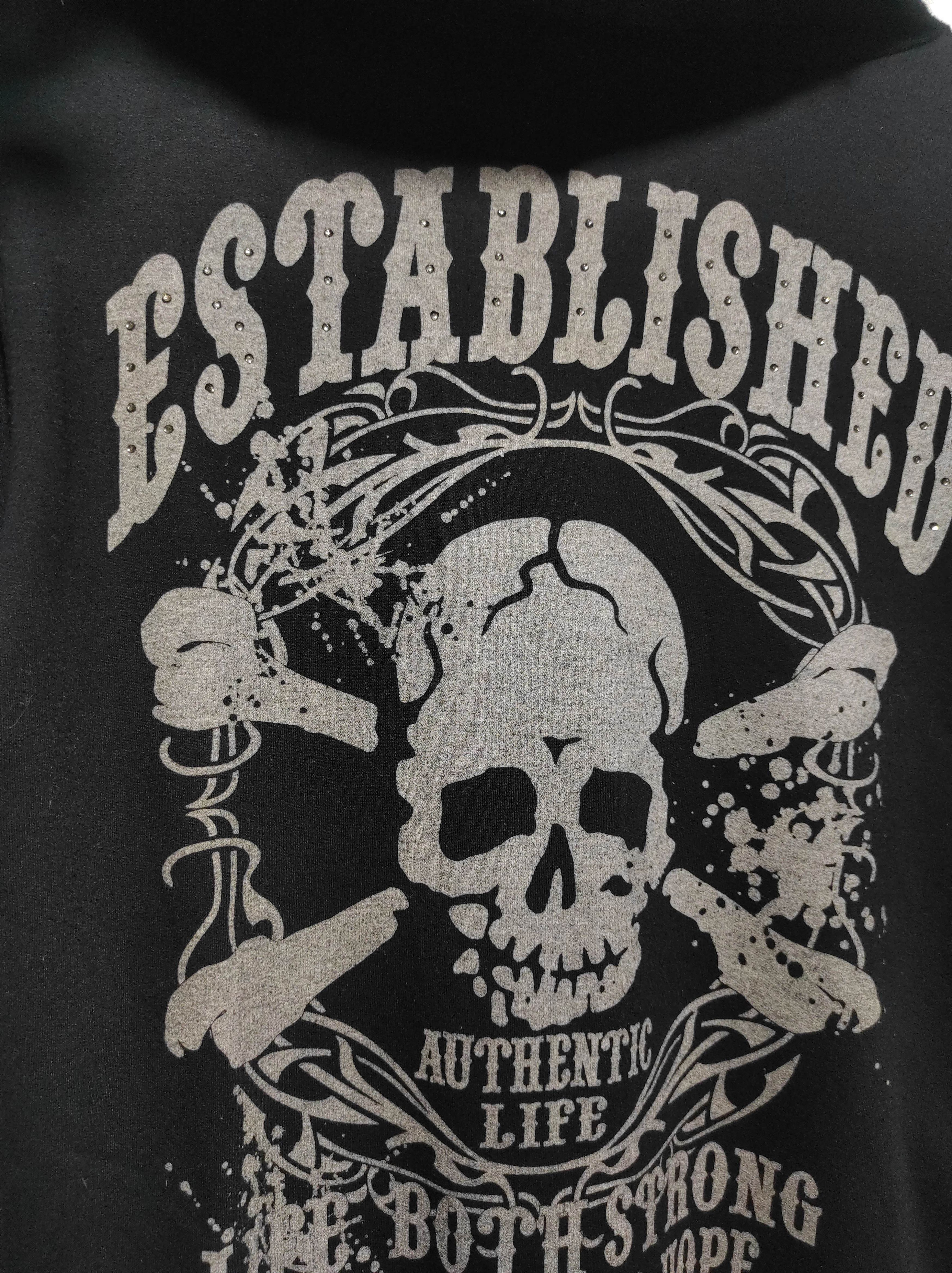 Blue Strive Skull Fur Hoodie IfSixWasNine LGB style
