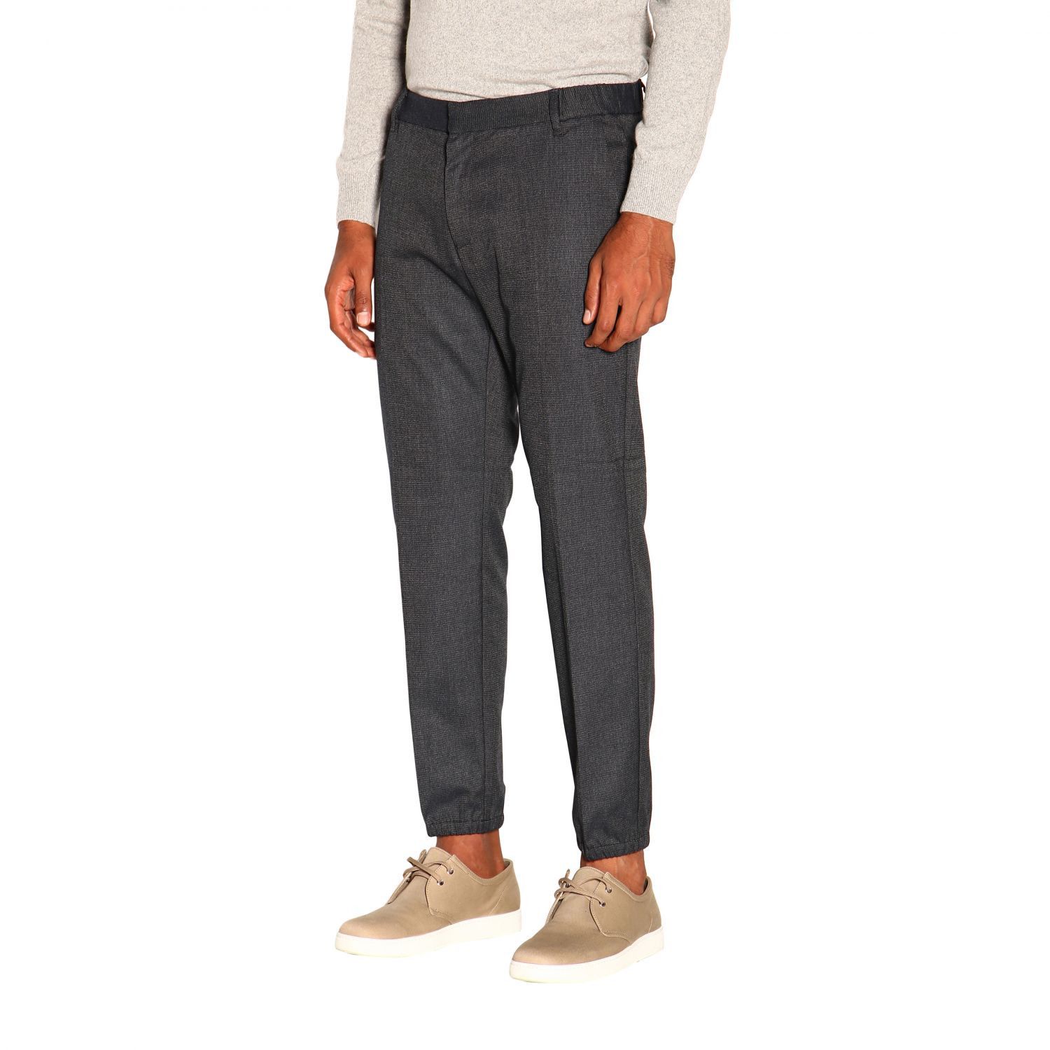 Emporio Armani Emporio Armani 밴딩디데일 Trousers Size US 32 / EU 48 - 9 Thumbnail