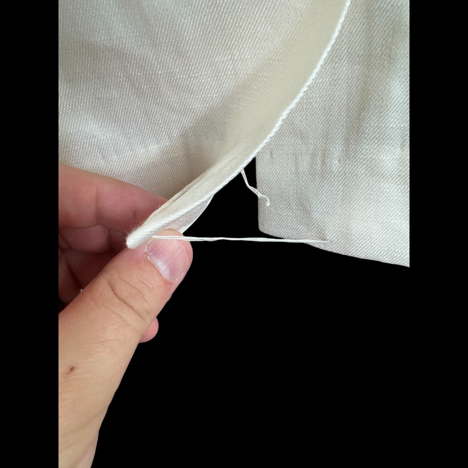 Other Studio Park x Leah Williams Linen Blazer Ivory XL NWOT Size XL / US 12-14 / IT 48-50 - 2 Thumbnail
