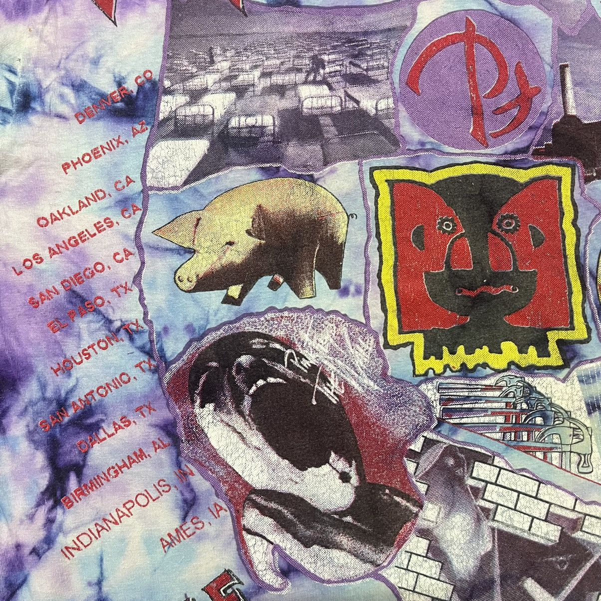 Band Tees Vintage 1994 Pink Floyd The Division Bell Tie Dye T Shirt Size US L / EU 52-54 / 3 - 8 Thumbnail