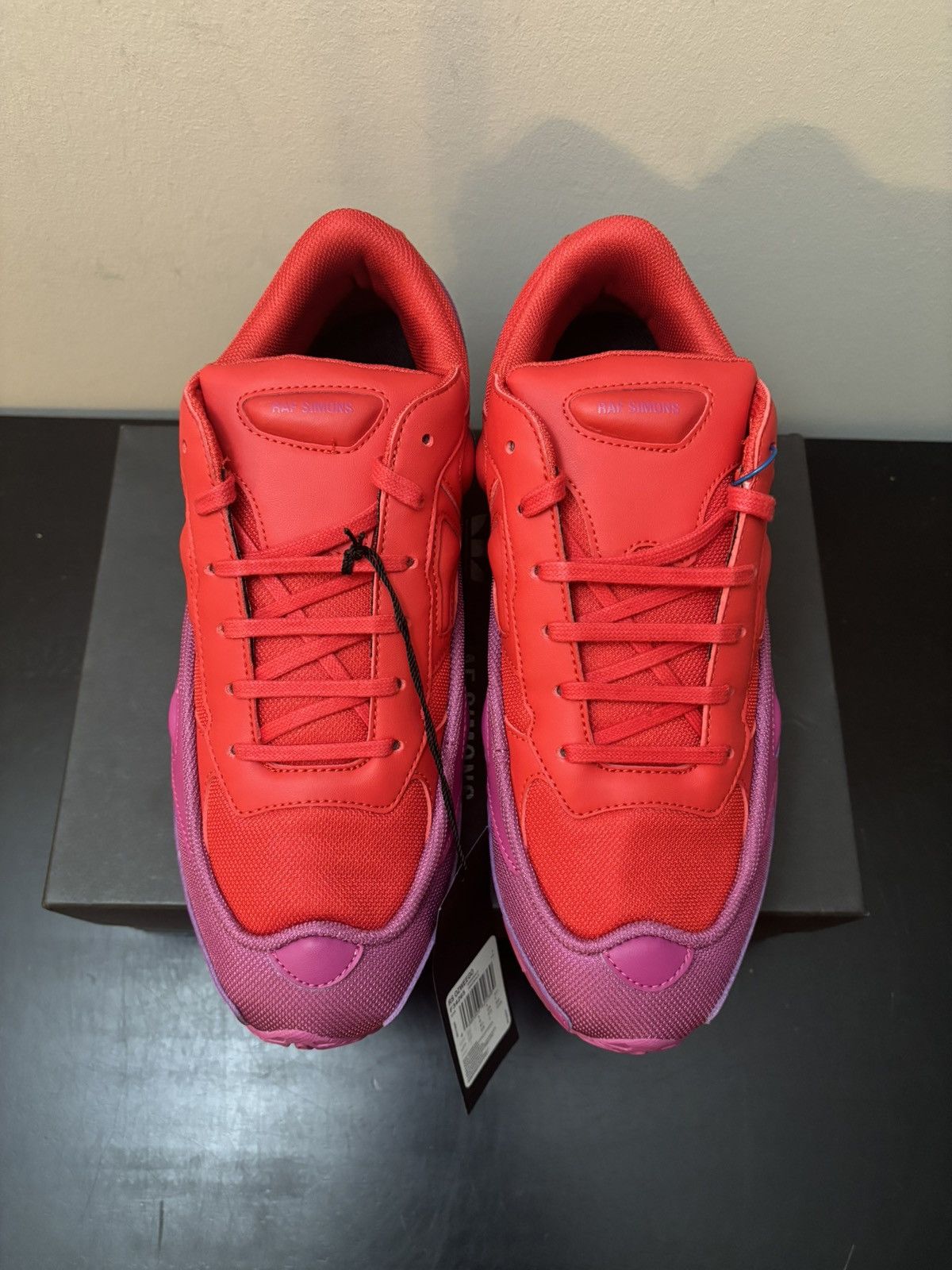 Adidas × Raf Simons adidas Raf Simons Ozweego Glory Collegiate Red Purple Size US 9.5 / EU 42-43 - 2 Thumbnail