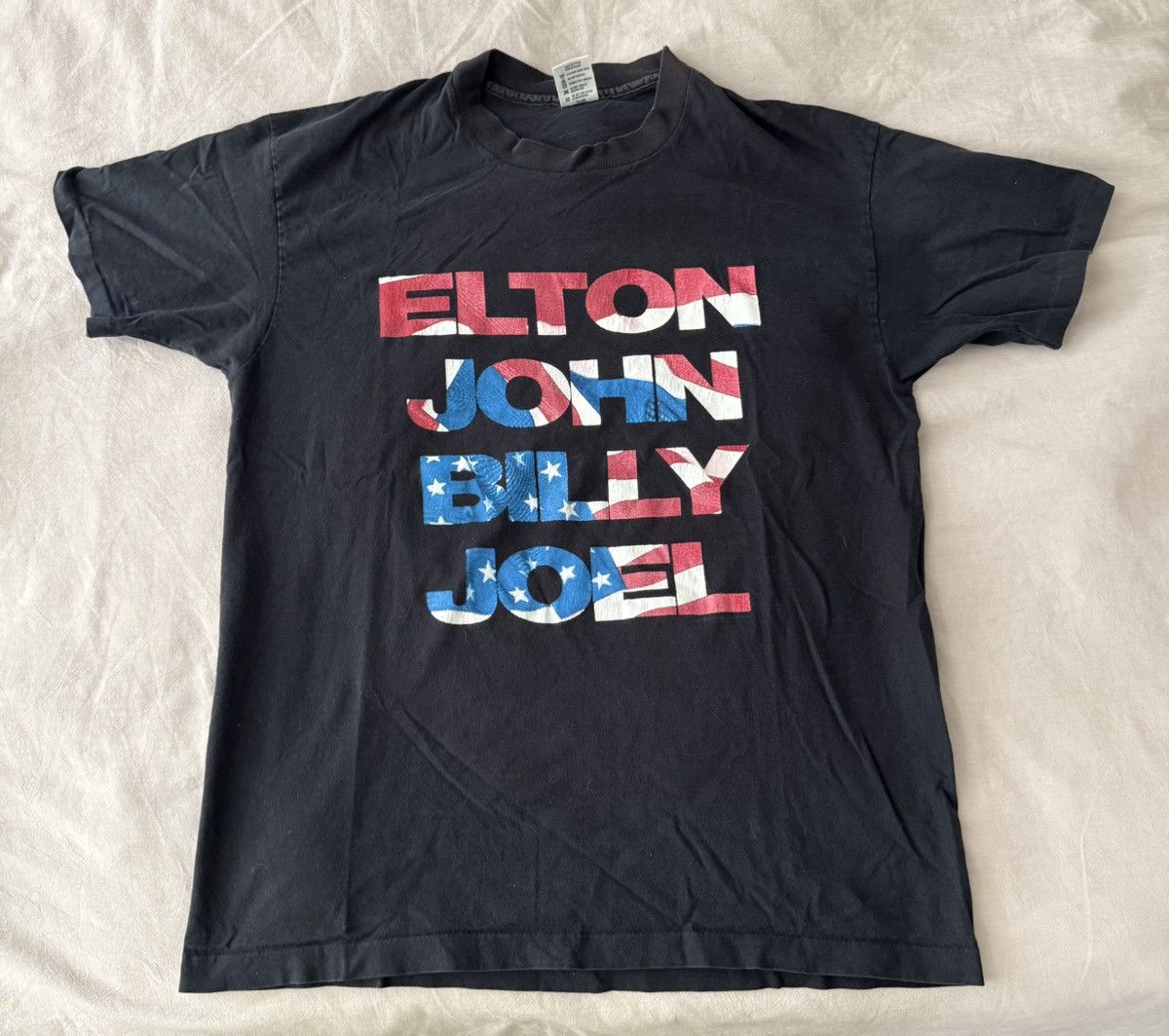 Vintage 1995 elton john billy joel t shirt Size US XL / EU 56 / 4 - 1 Thumbnail