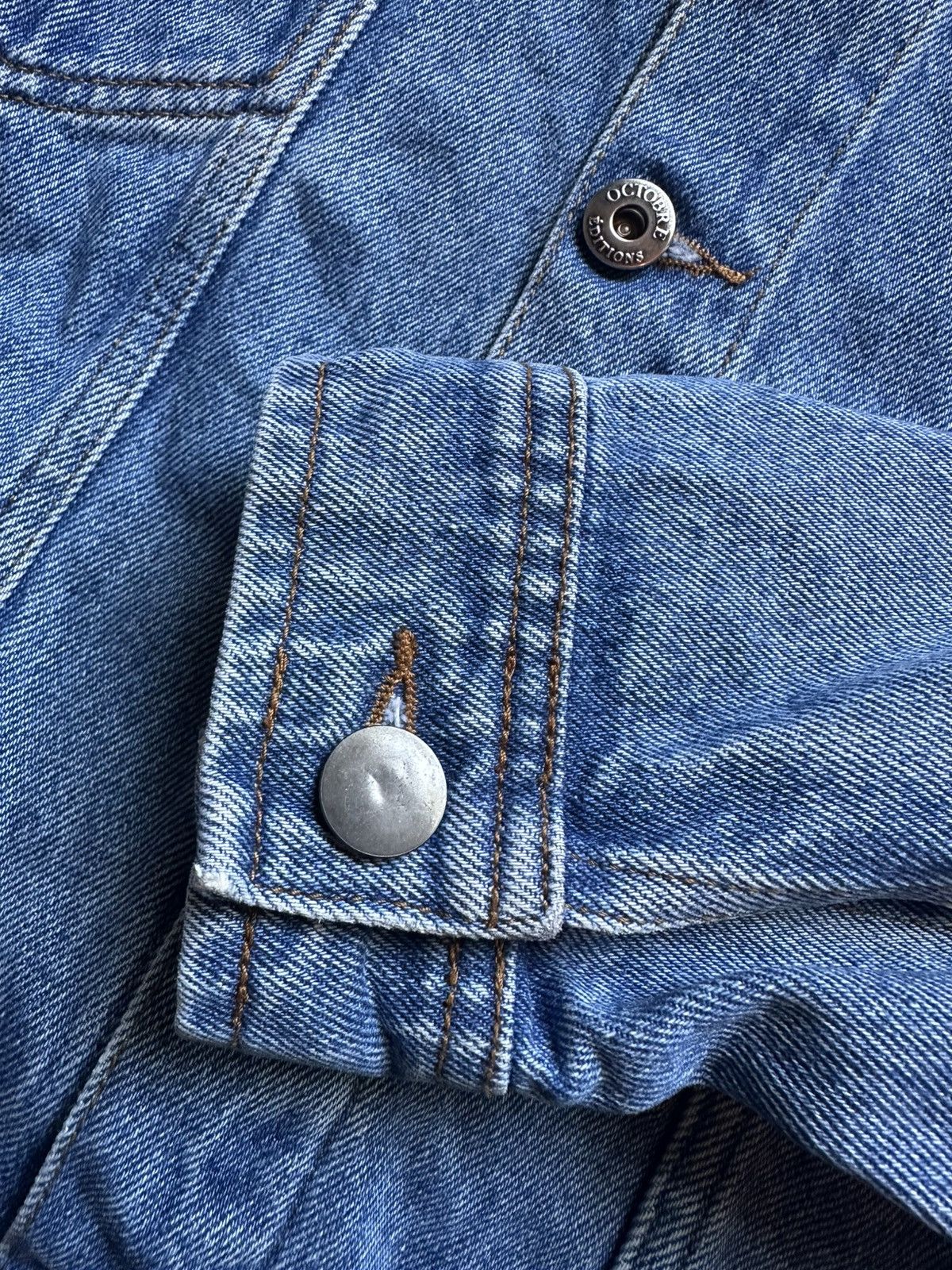 Other Sezane Octobre Editions Denim Jacket Size L Size US L / EU 52-54 / 3 - 7 Thumbnail