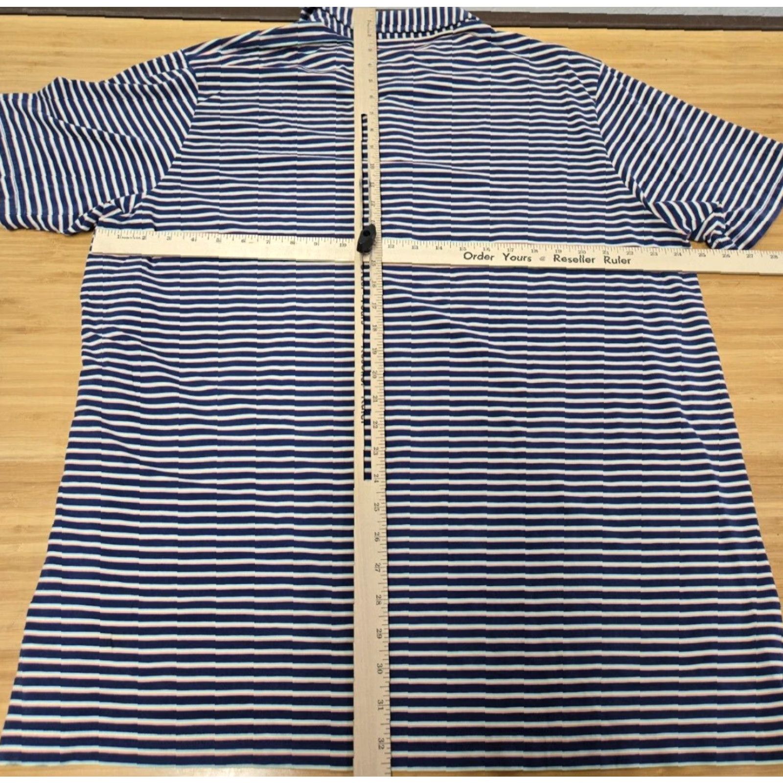 Peter Millar Peter Millar Seaside Polo Shirt Mens 2XL Multicolor Striped Short Sleeve Collared Logo Button Polo Beach Hawaii Tropical Golf Casual Size US XXL / EU 58 / 5 - 5 Thumbnail