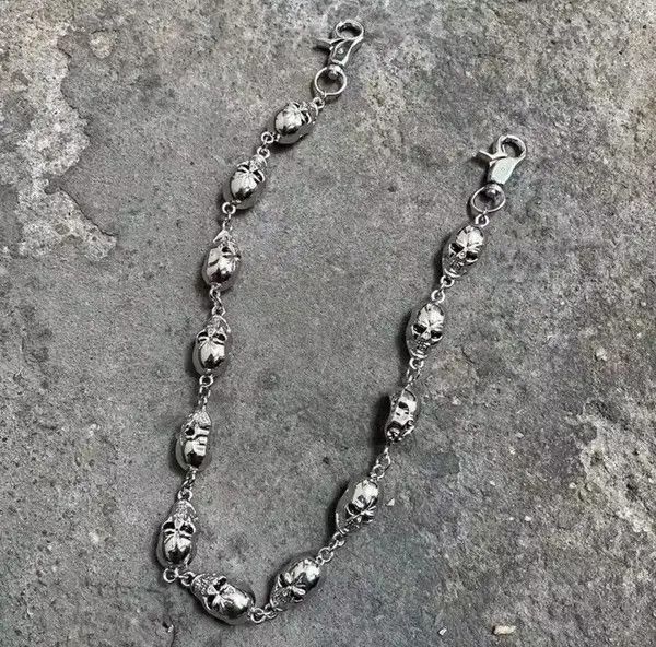 Jewelry Pocket Chain Skull Punk Rock Link Gothic Death Wallet Demon Size ONE SIZE - 3 Thumbnail