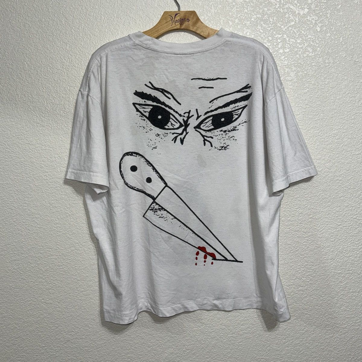 Other FTP Night Stalker RICHARD RAMIREZ Reversible White Tee, Size US L / EU 52-54 / 3 - 3 Thumbnail