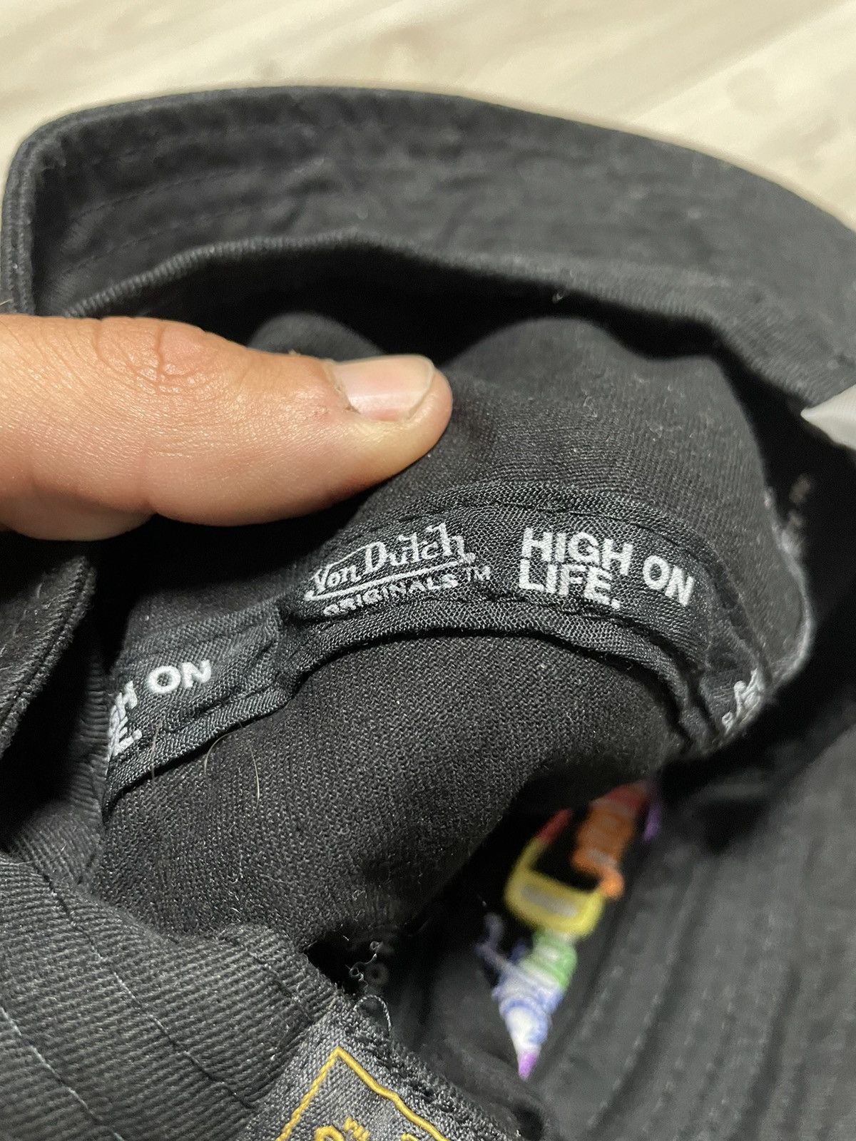 Vintage × Von Dutch Vintage Von Dutch Rainbow Bucket Hat Panama Logo Size ONE SIZE - 14 Thumbnail