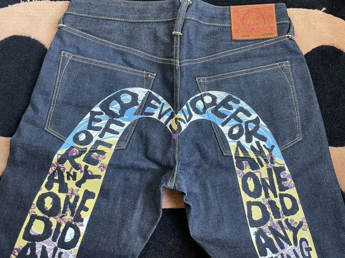 Evisu evisu tiger daicock style denim jeans size：32x34 Size US 32 / EU 48 - 4 Thumbnail