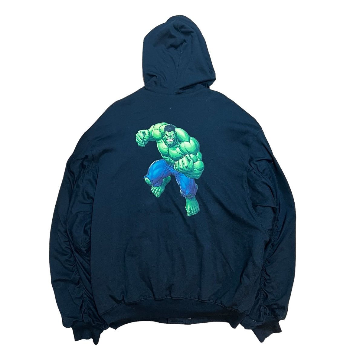 Balenciaga BALENCIAGA 21AW HOODED BOMBER JACKET MARVEL HULK Size US M / EU 48-50 / 2 - 11 Thumbnail