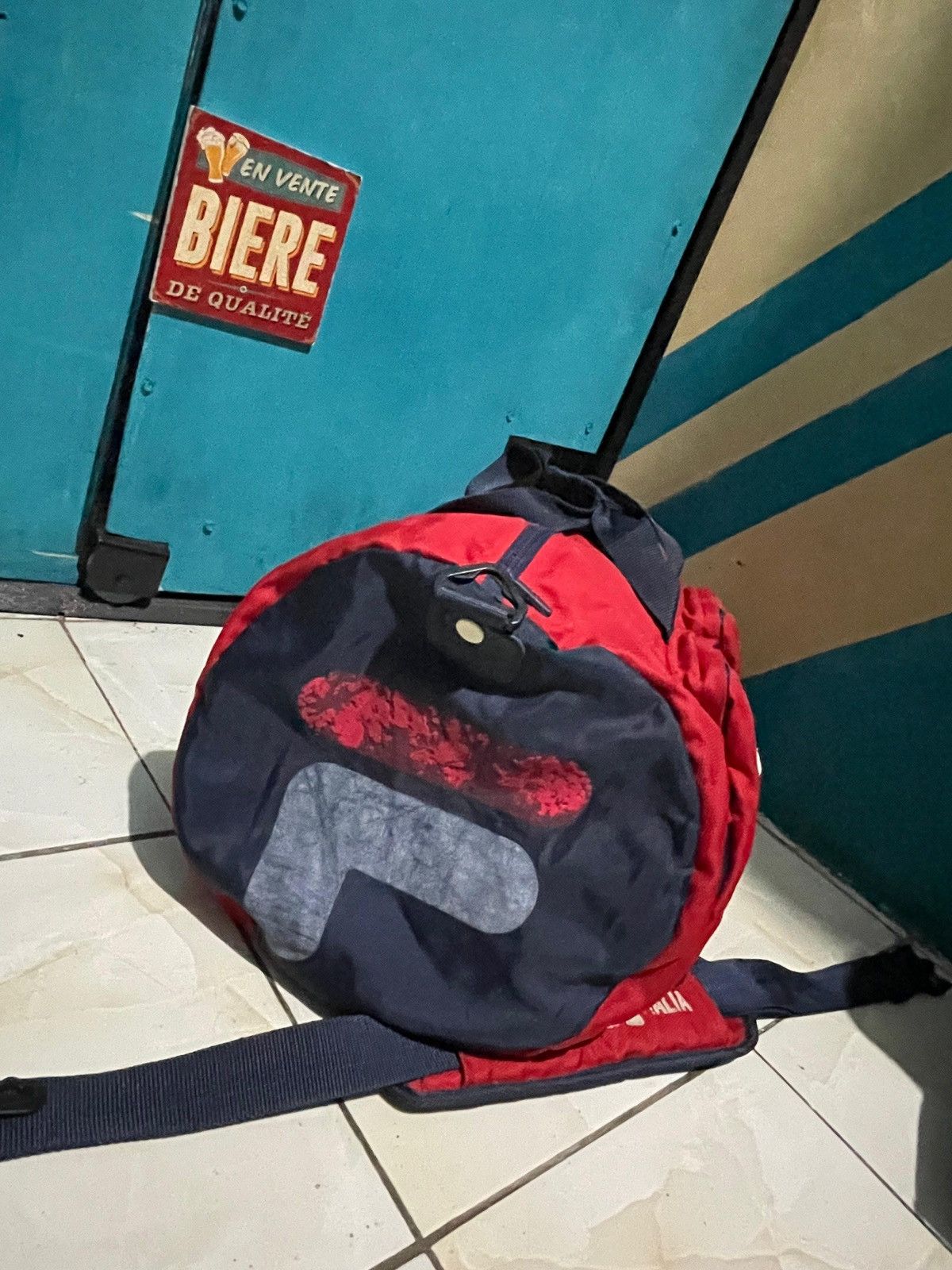 Fila × Vintage Vintage duffle bag FILA travelbag biglogo Size ONE SIZE - 5 Thumbnail