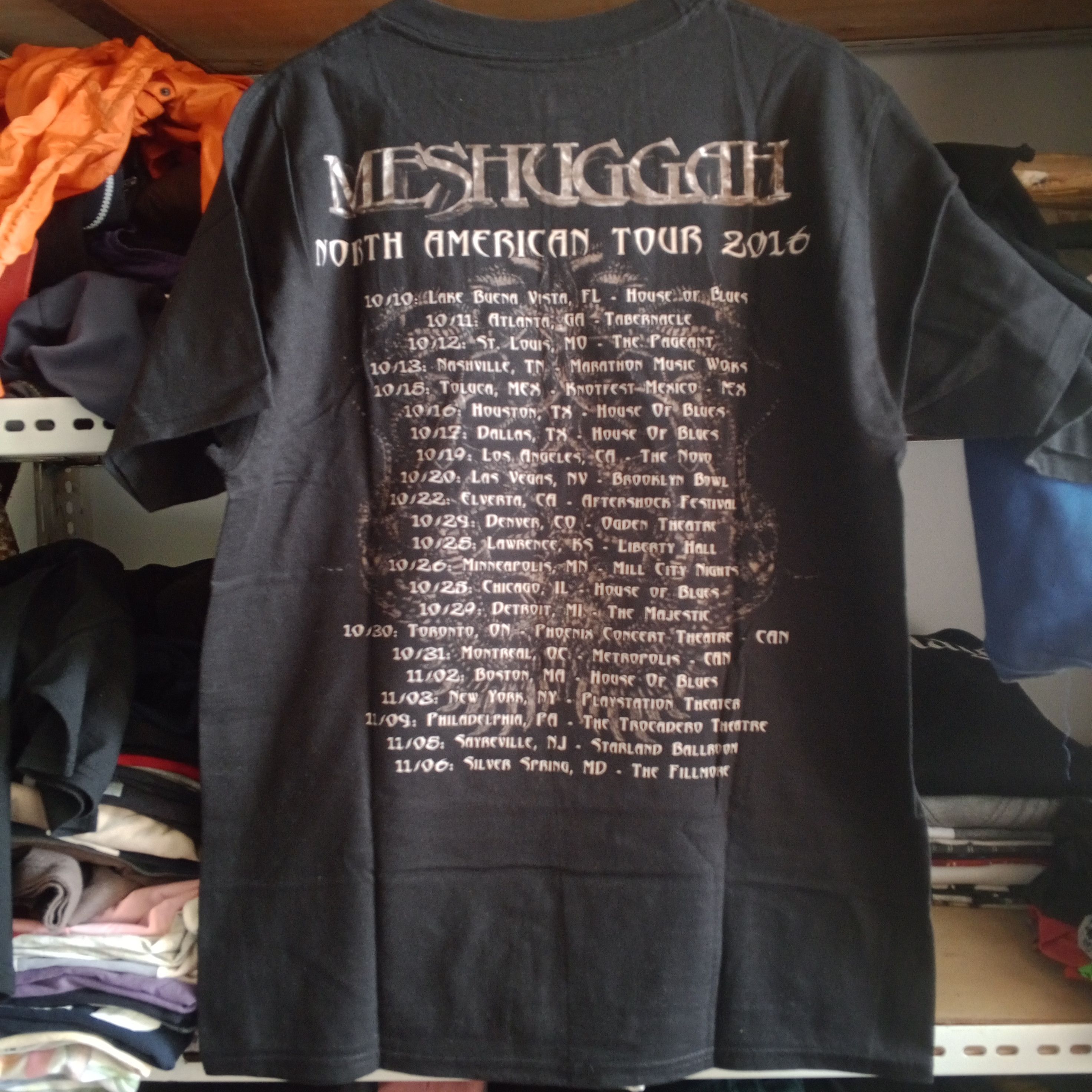Band Tees Meshuggah American Tour 2010 Shirt Size US M / EU 48-50 / 2 - 3 Thumbnail