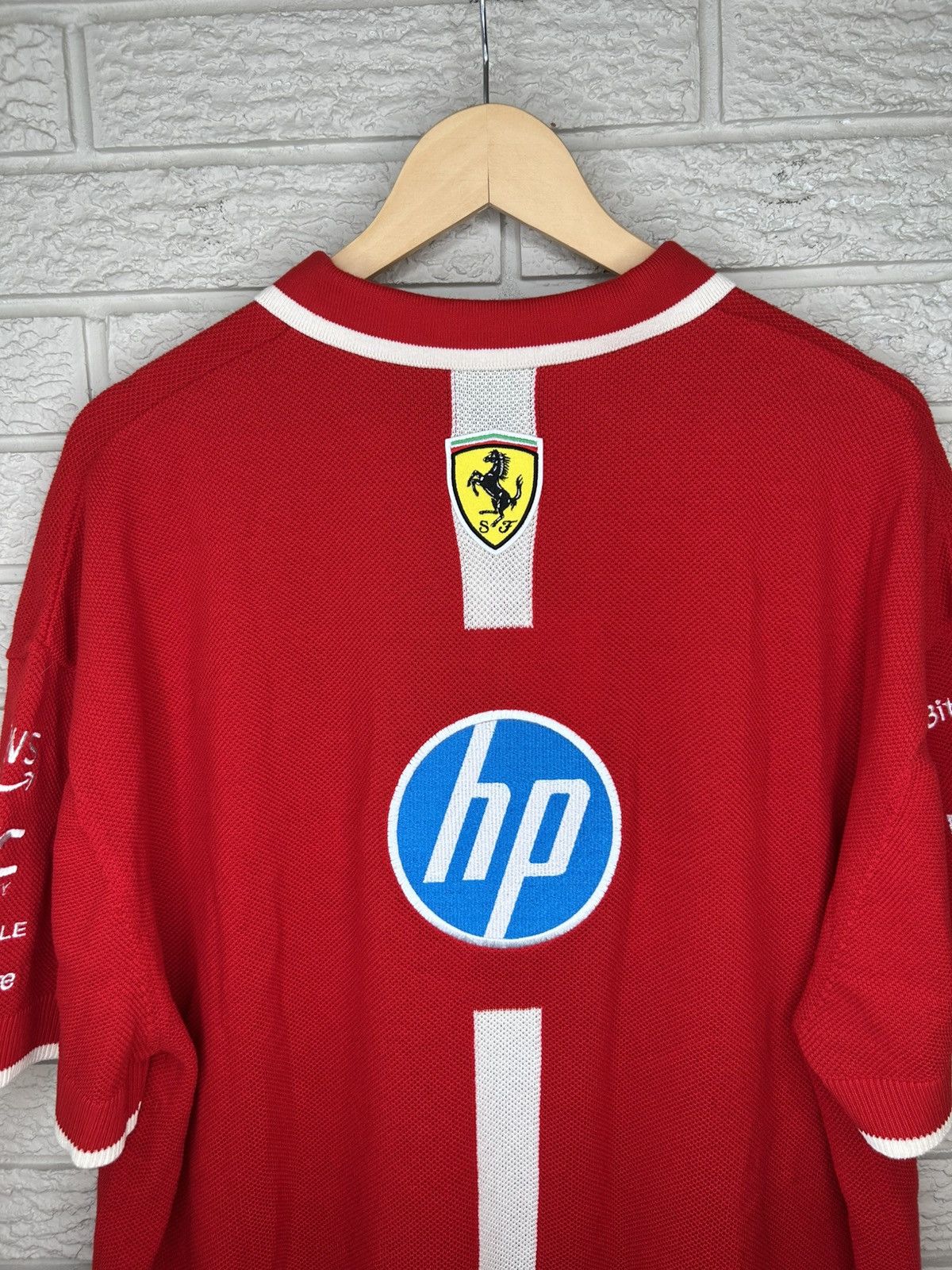 Ferrari × Puma Puma Ferrari Scuderia Knit Polo Shirt Size US XXL / EU 58 / 5 - 11 Thumbnail