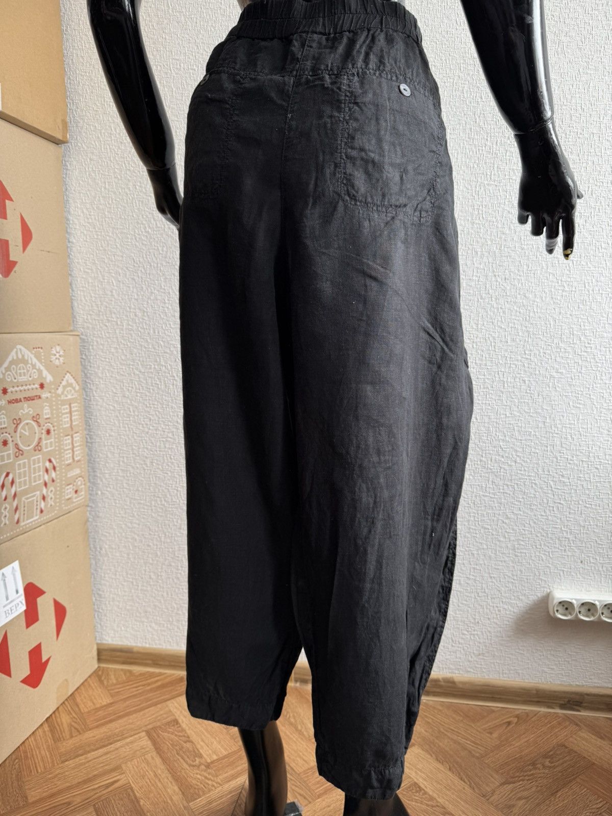 Designer × Japanese Brand × OSKA Oska vintage designer linen pants unisex Size 34" / US 12 / IT 48 - 4 Thumbnail