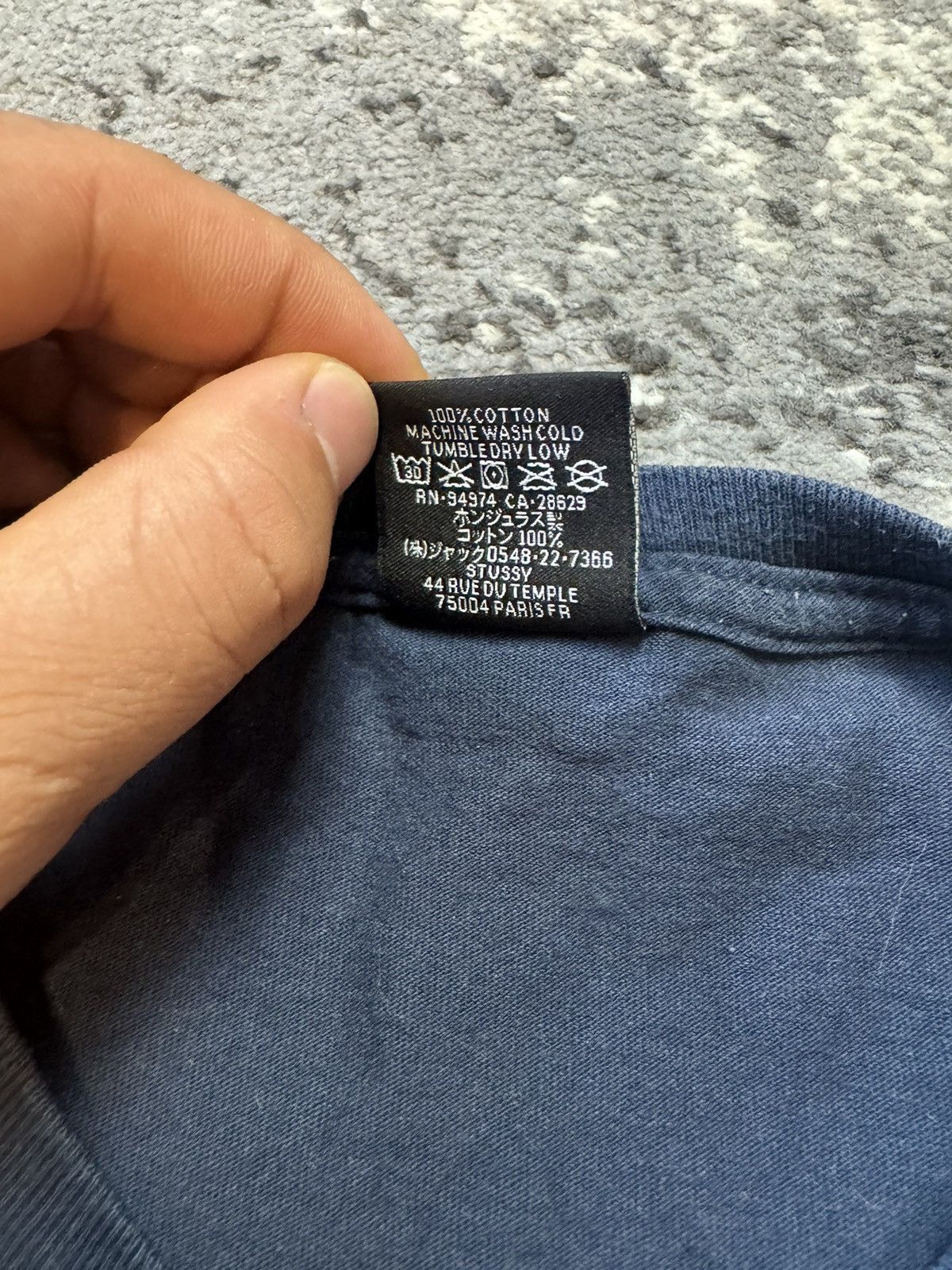 Japanese Brand × Stussy × Vintage Vintage Y2K Stussy Big Logo T Shirt Size US XL / EU 56 / 4 - 3 Thumbnail