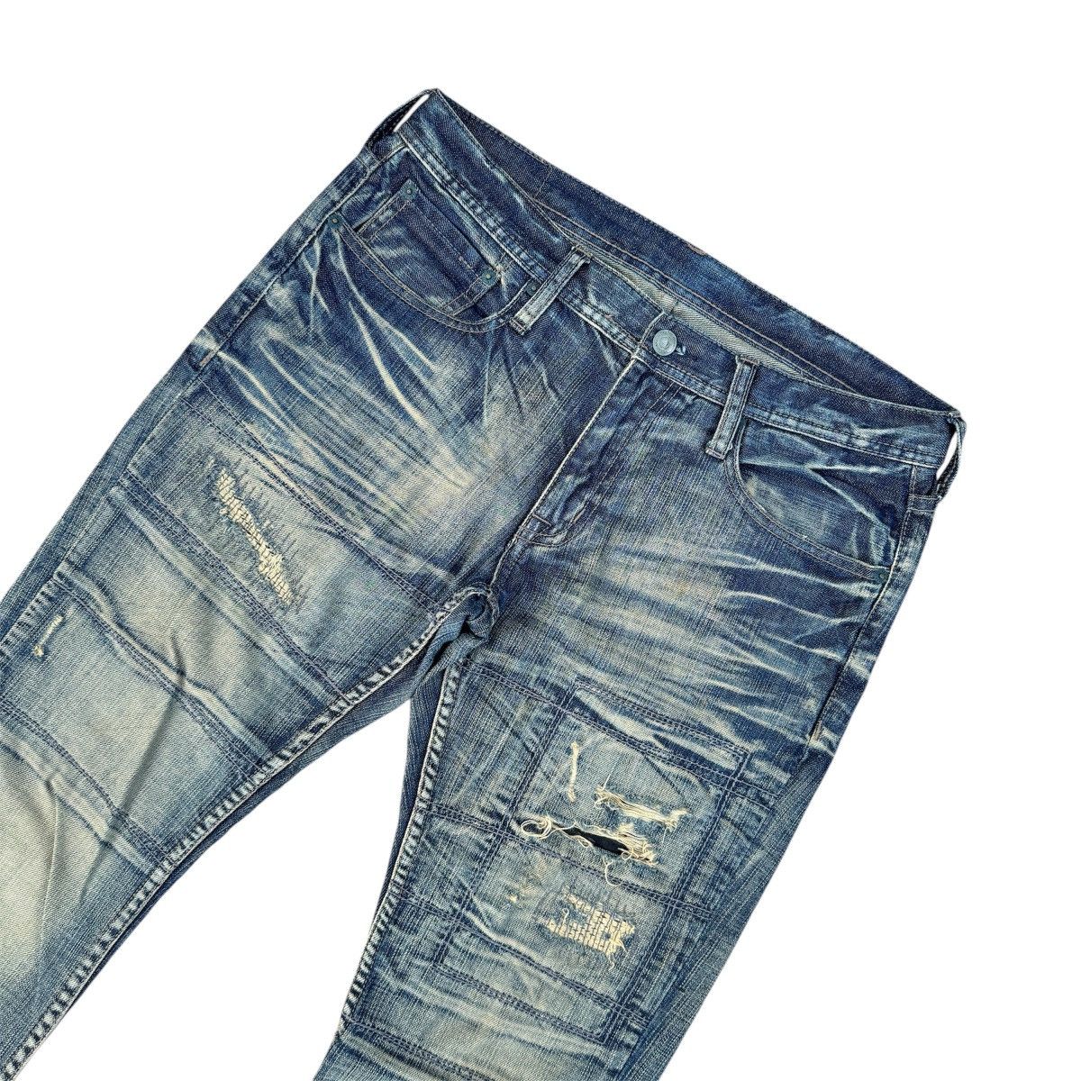 14th Addiction Vintage Distressed Edge Rupert Denim Pant Size US 32 / EU 48 - 3 Thumbnail