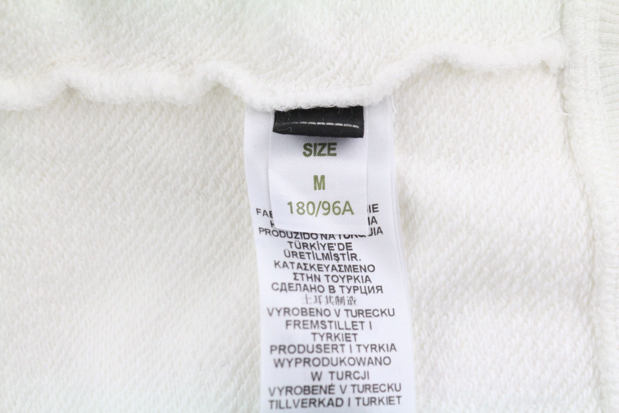 Diesel D4D-21 M White Cotton Hooded Logo Hoodie 40104 Size US M / EU 48-50 / 2 - 7 Thumbnail