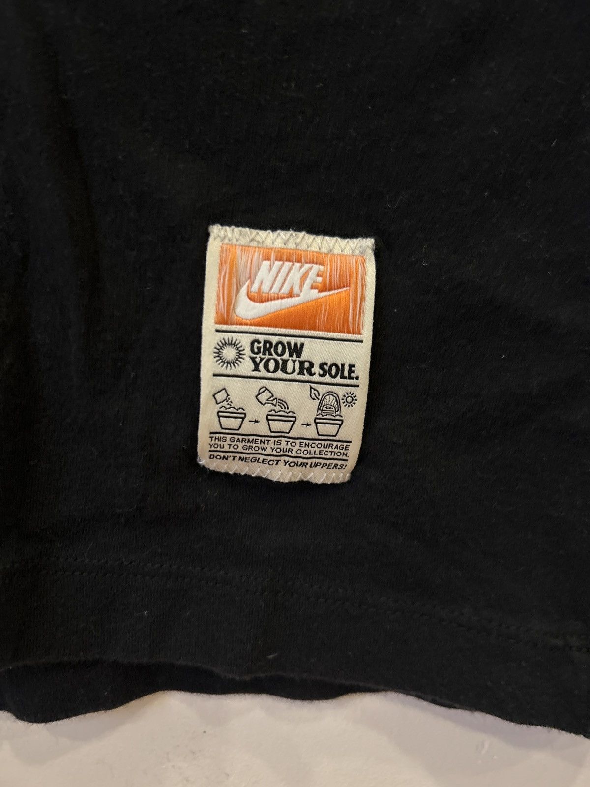 Nike × Vintage Nike large black t-shirt Size US L / EU 52-54 / 3 - 3 Thumbnail