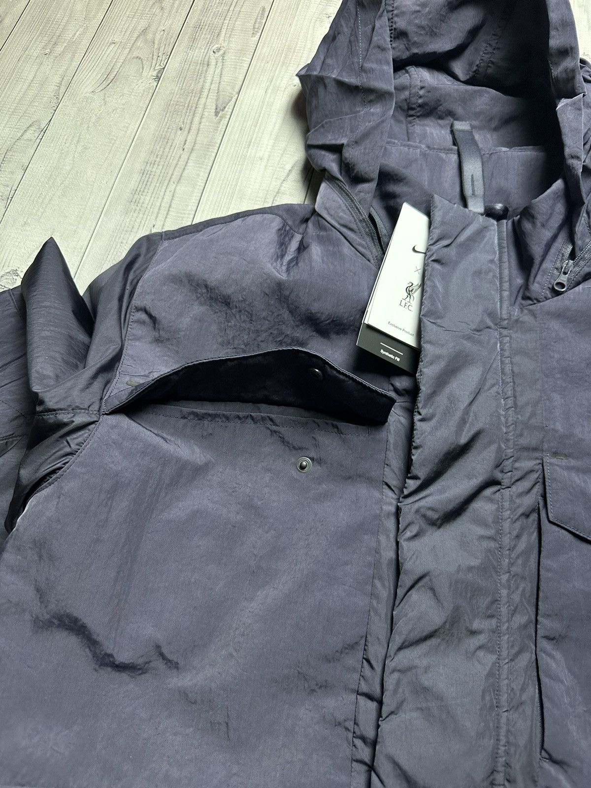 Nike Nike Liverpool Tech pack soccer jacket size L purple rare Size US L / EU 52-54 / 3 - 5 Thumbnail