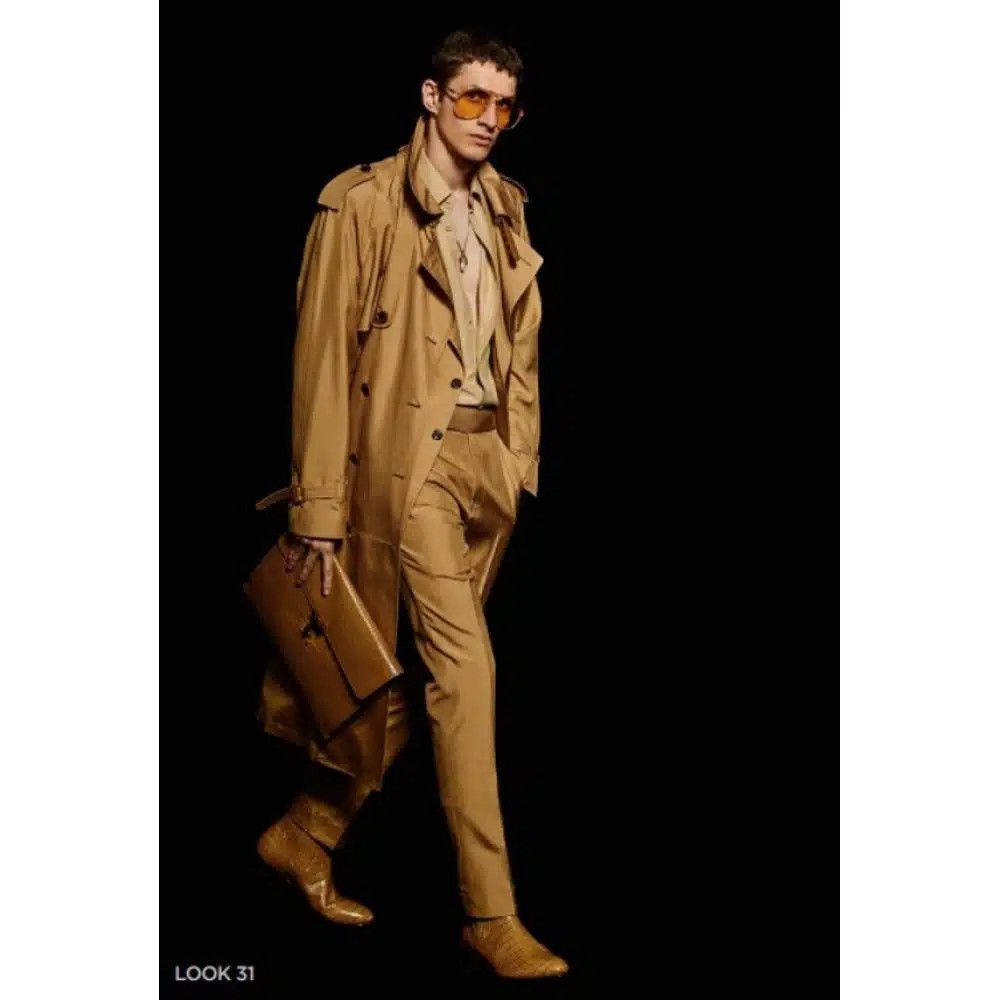 Tom Ford o1loc1c1224 TFO874 Long Coat in Beige Size US S / EU 44-46 / 1 - 2 Thumbnail