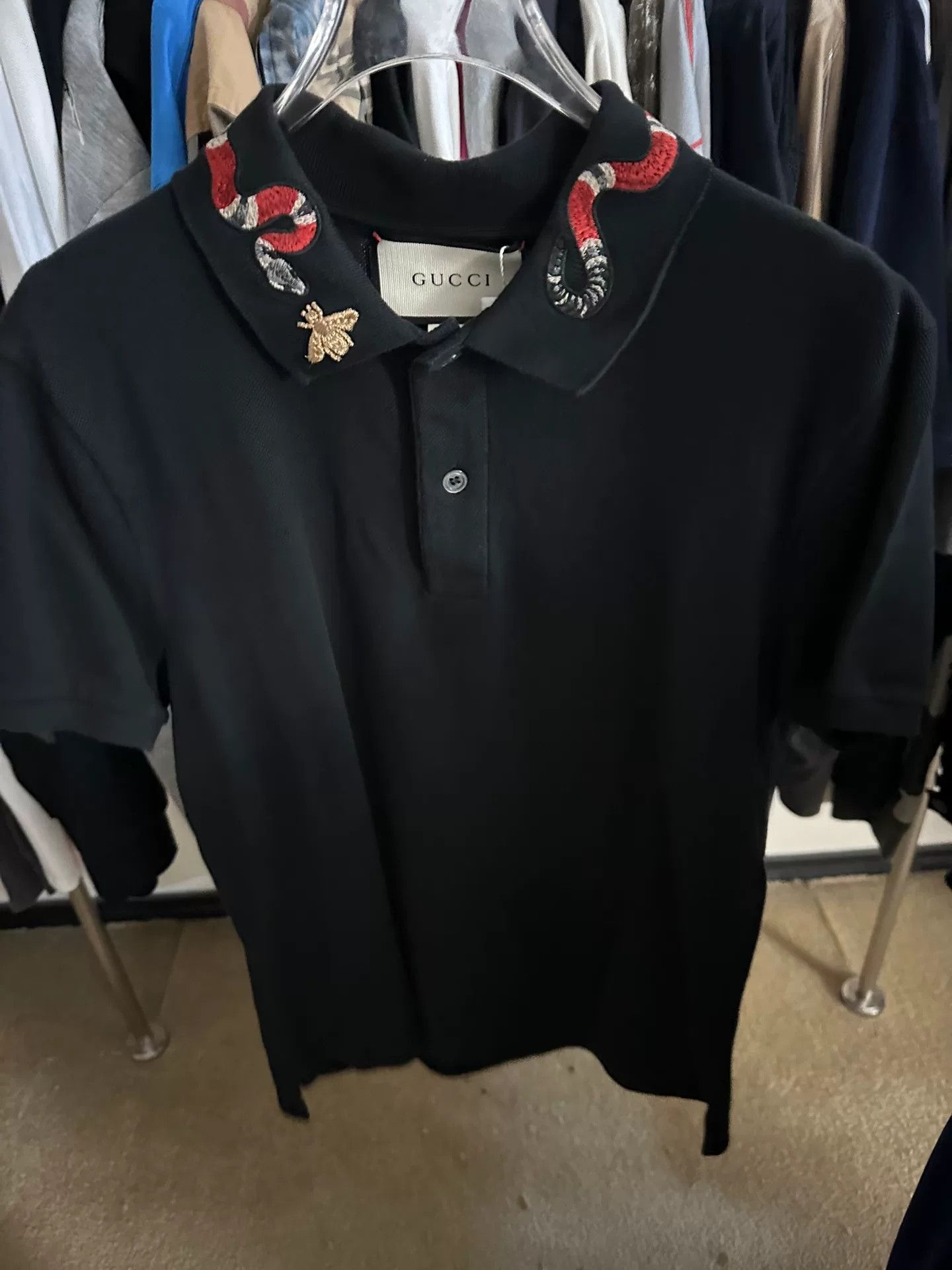 Gucci gucci black short sleeve polo shirt Size US M / EU 48-50 / 2 - 1 Thumbnail