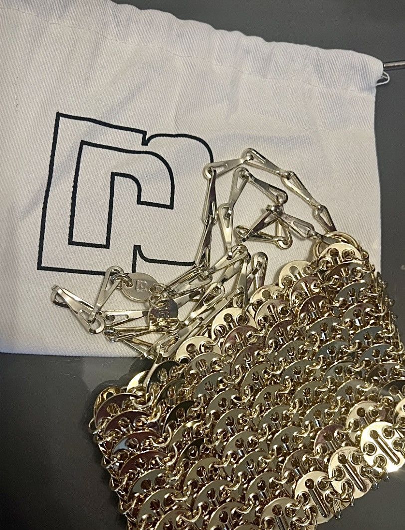 Paco Rabanne Paco Rabanne Gold Tone 1969 Nano Bag Size ONE SIZE - 6 Thumbnail