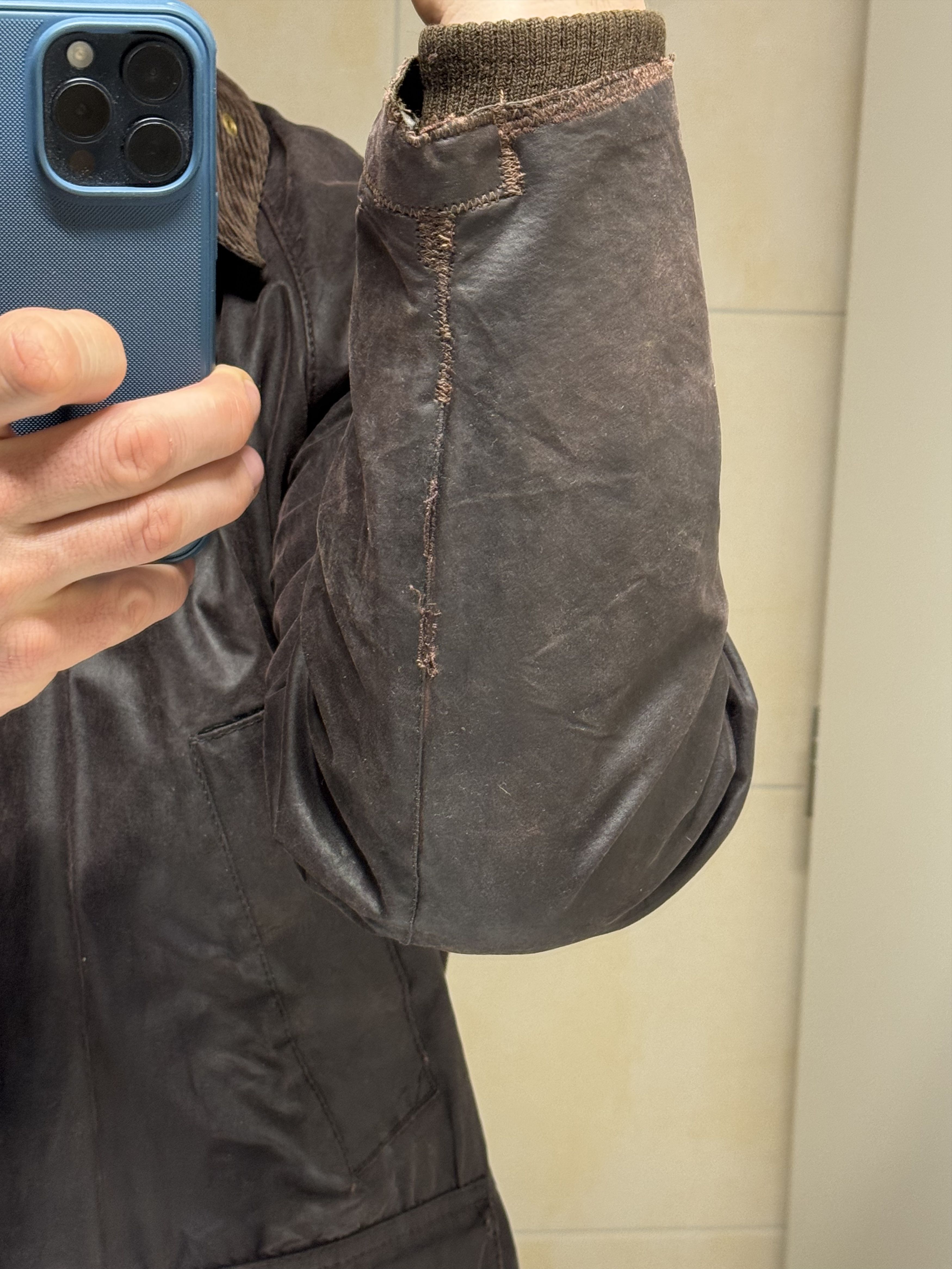 Barbour Barbour A103 Bedale Rustic Brown C36 mens wax cotton jacket Size US S / EU 44-46 / 1 - 5 Thumbnail