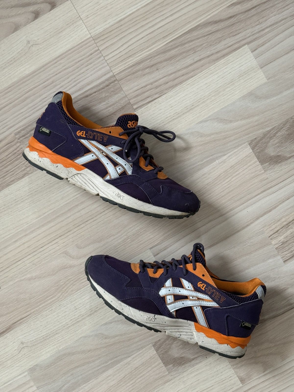 Asics Asics Gel-Lyte V Goretex Trainers Purple Gray Shoes Size US 6.5 / EU 39-40 - 1 Thumbnail