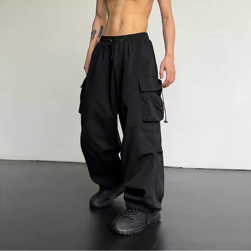 Japanese Brand Black Baggy Pants Size US 34 / EU 50 - 2 Thumbnail