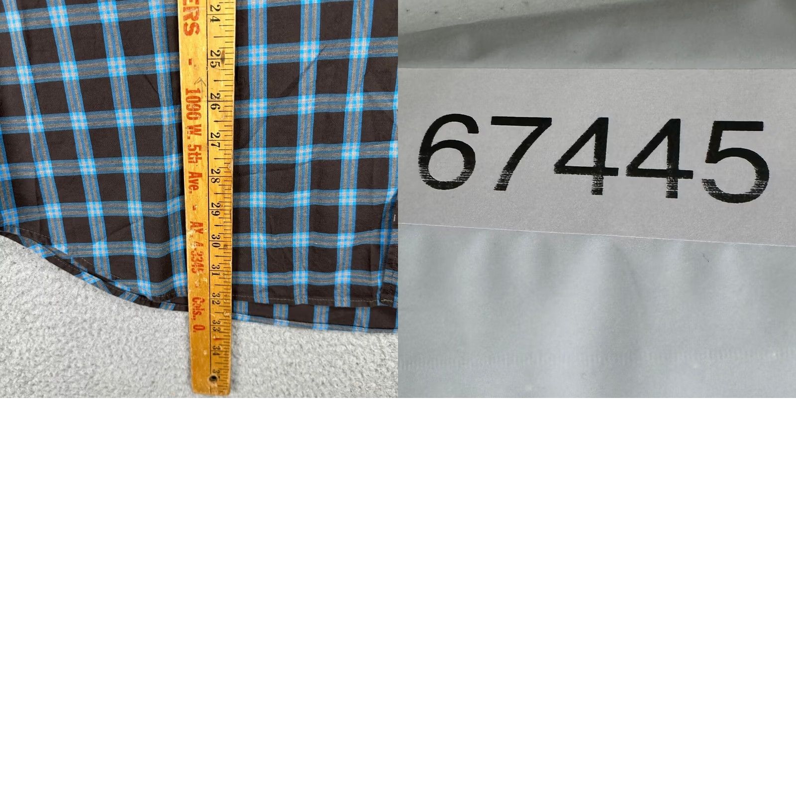 Peter Millar Peter Millar Baltusrol Button-Down Shirt Adult XL Blue Plaid Mens Size US XL / EU 56 / 4 - 8 Thumbnail