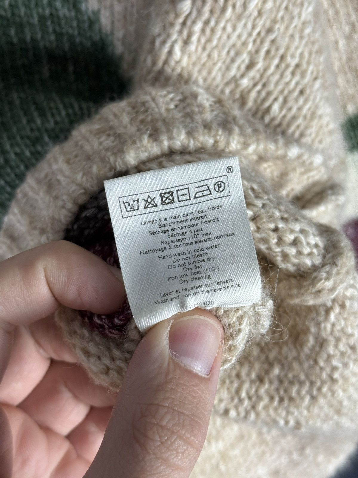Sezane La Maille Sezane Colorblock Pattern Crew Neck Sweater Size S / US 4 / IT 40 - 9 Thumbnail