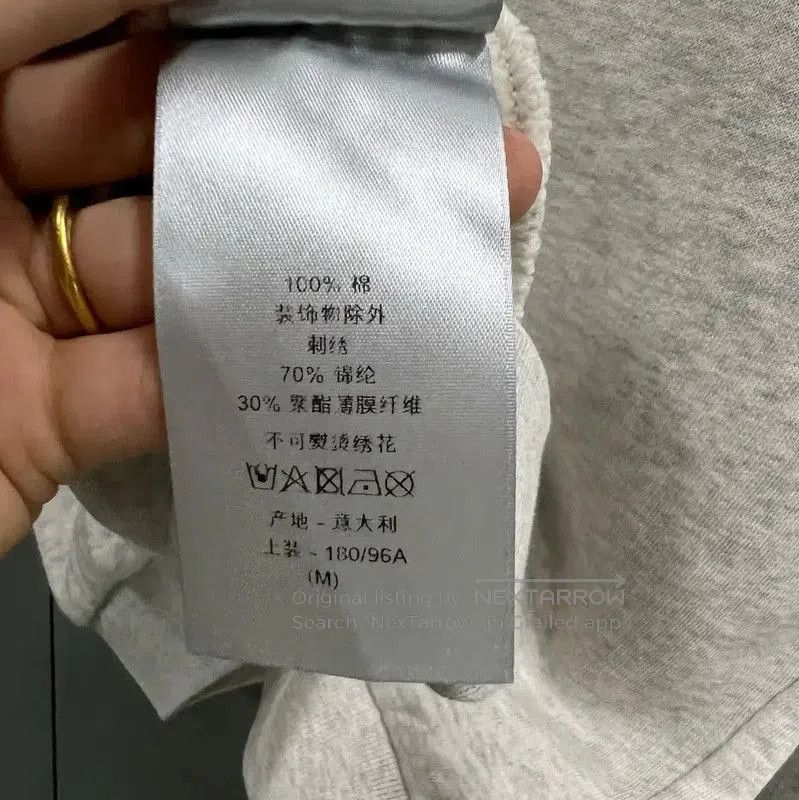 Dior Dior Grey Cotton Long Sleeve Cropped Sweatshirt . Size M / US 6-8 / IT 42-44 - 4 Thumbnail